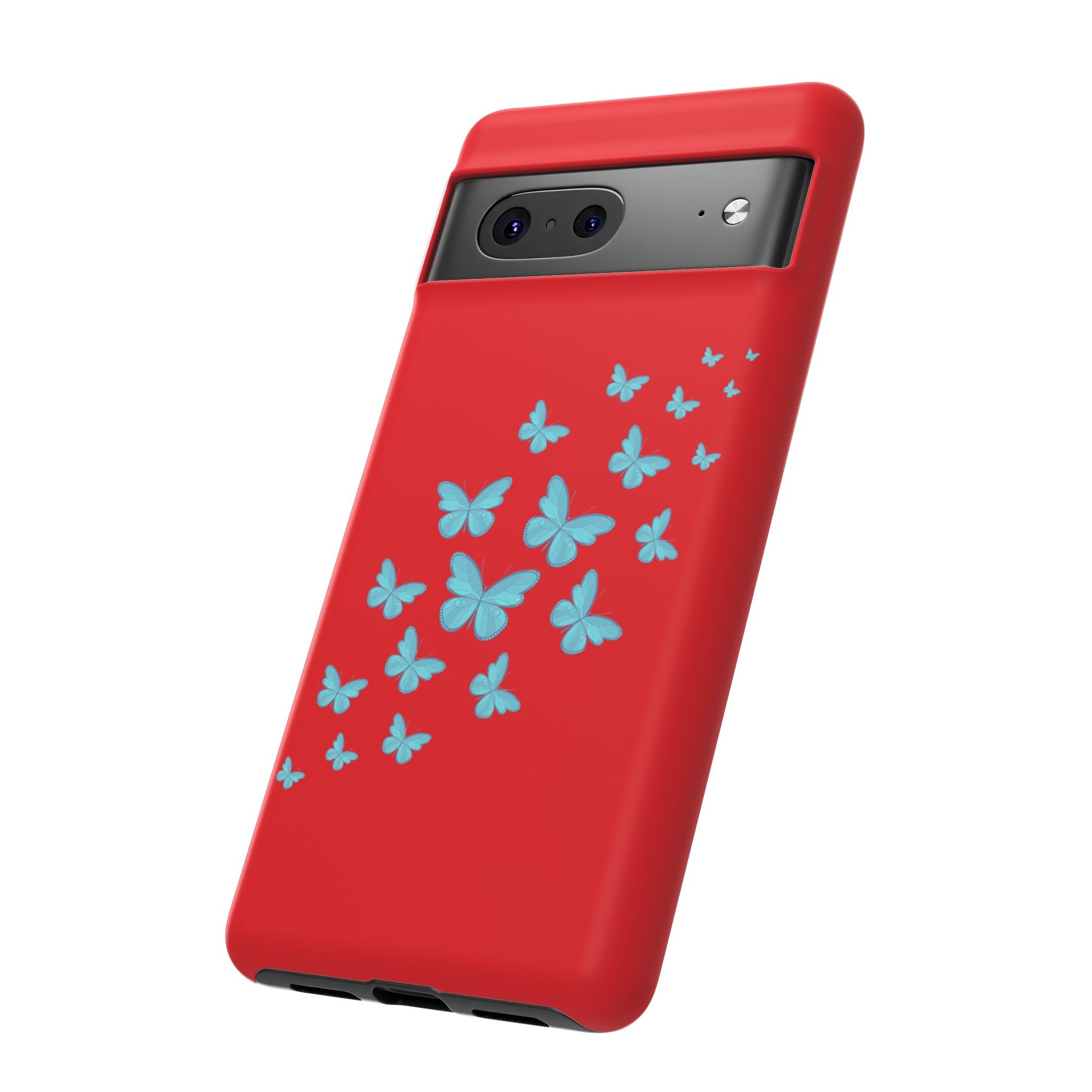 Butterflies in Red - Tough Cases iPhone Samsung Google Pixel - MahaCase