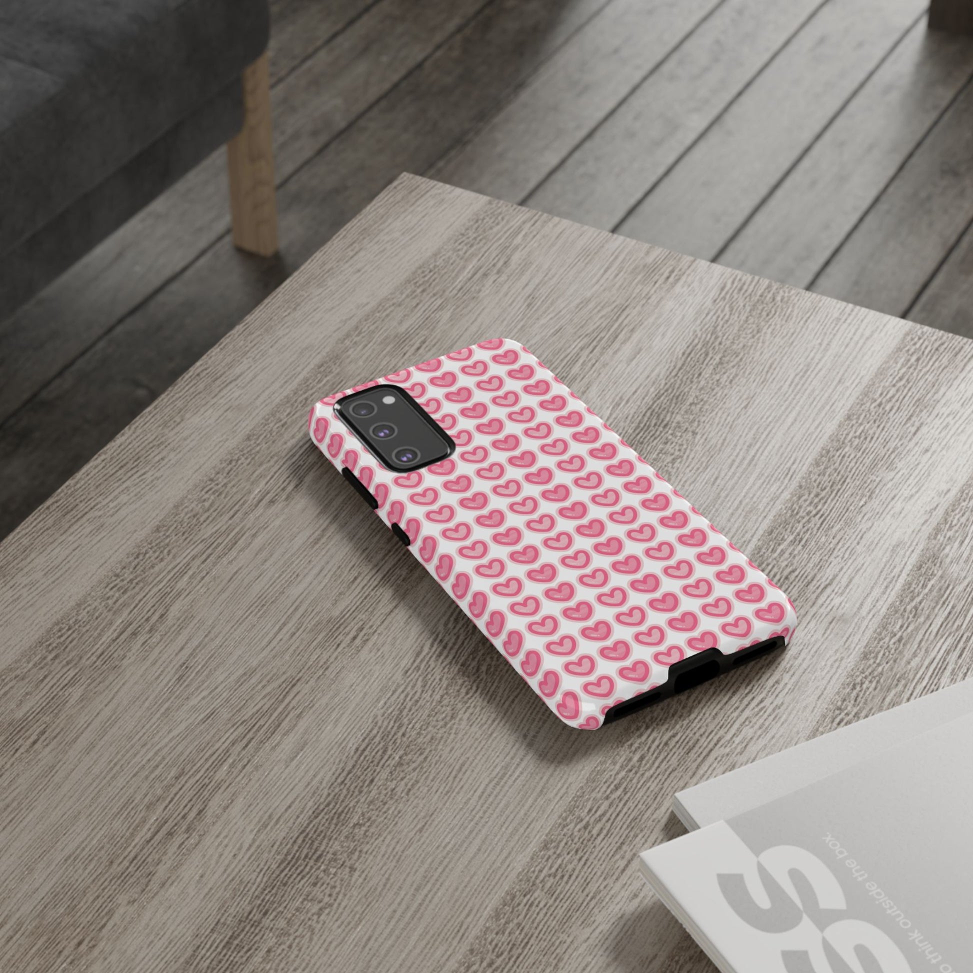 Hearts Pattern - Tough Cases iPhone Samsung Google Pixel - MahaCase