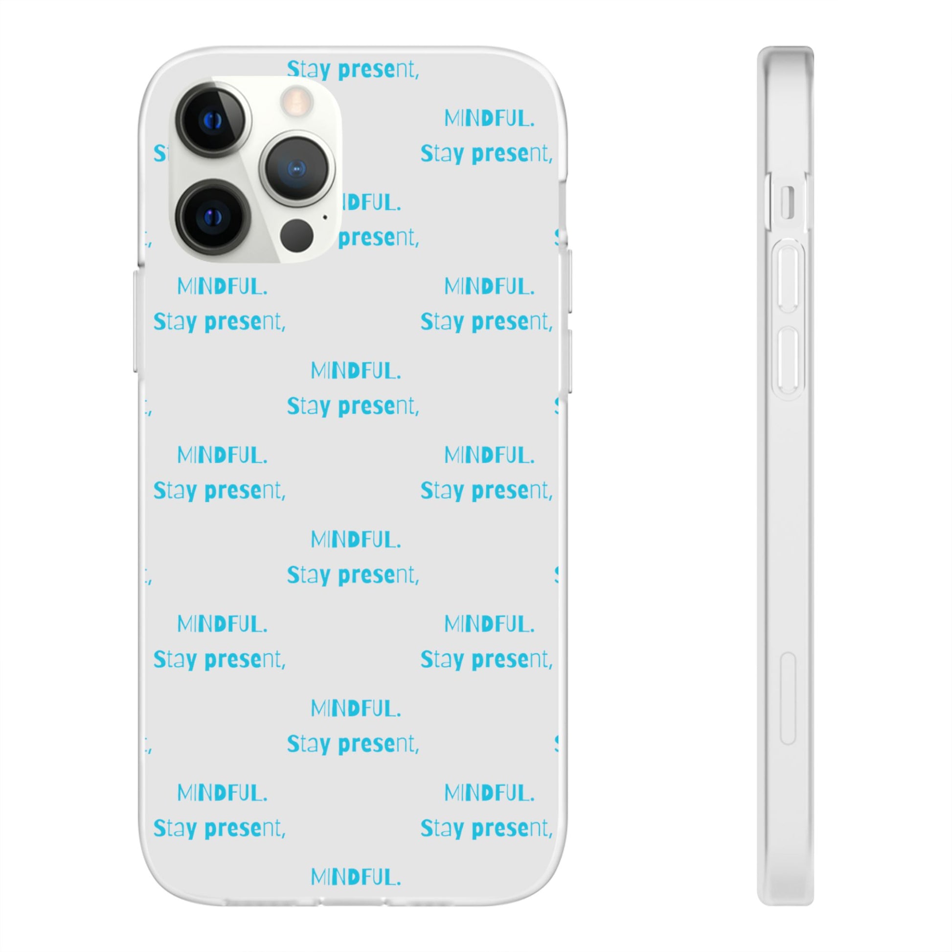 Stay Present Mindful #12 Flexi Cases iPhone Samsung Gift Packaging - MahaCase