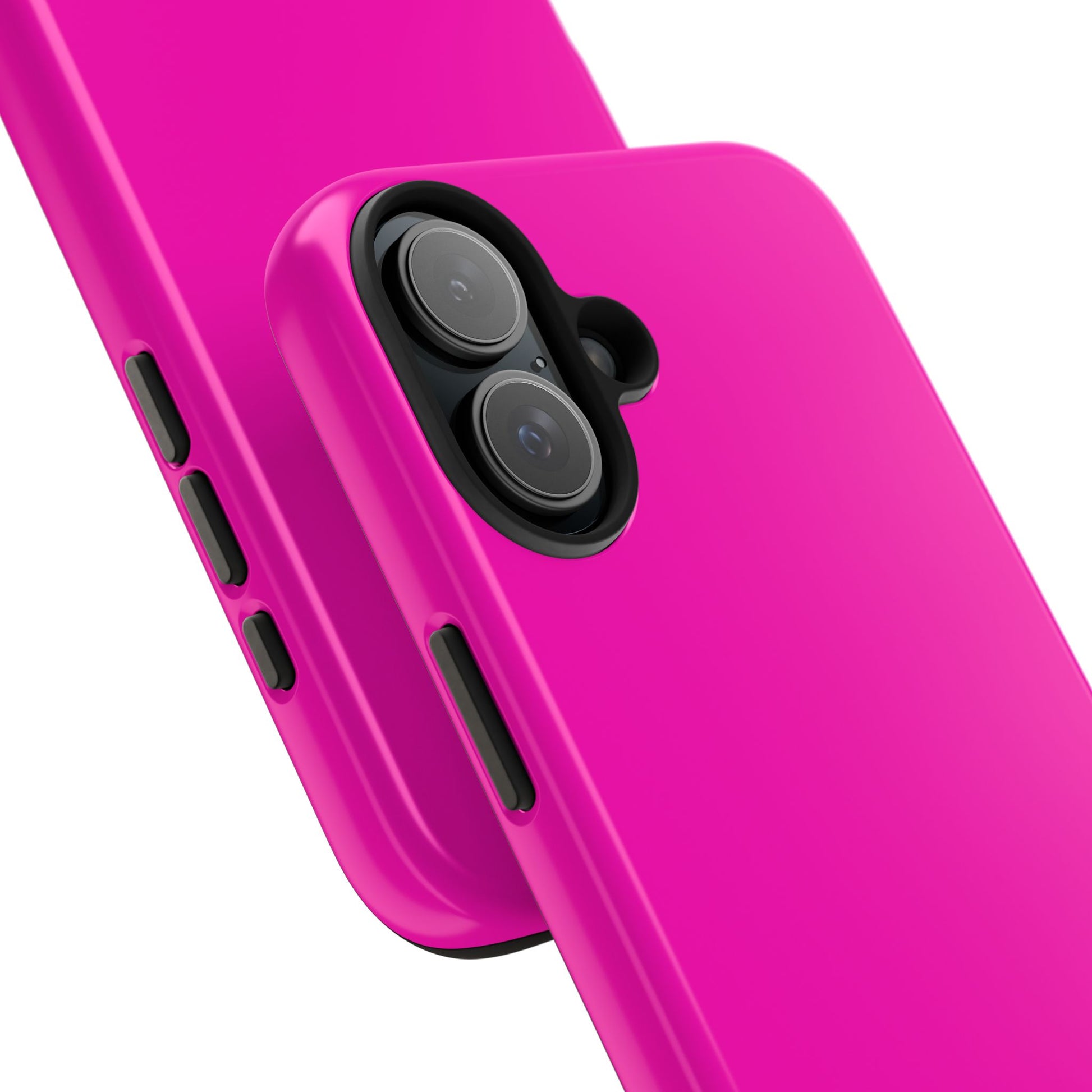 Simple Hot Pink-Tough Phone Cases - MahaCase