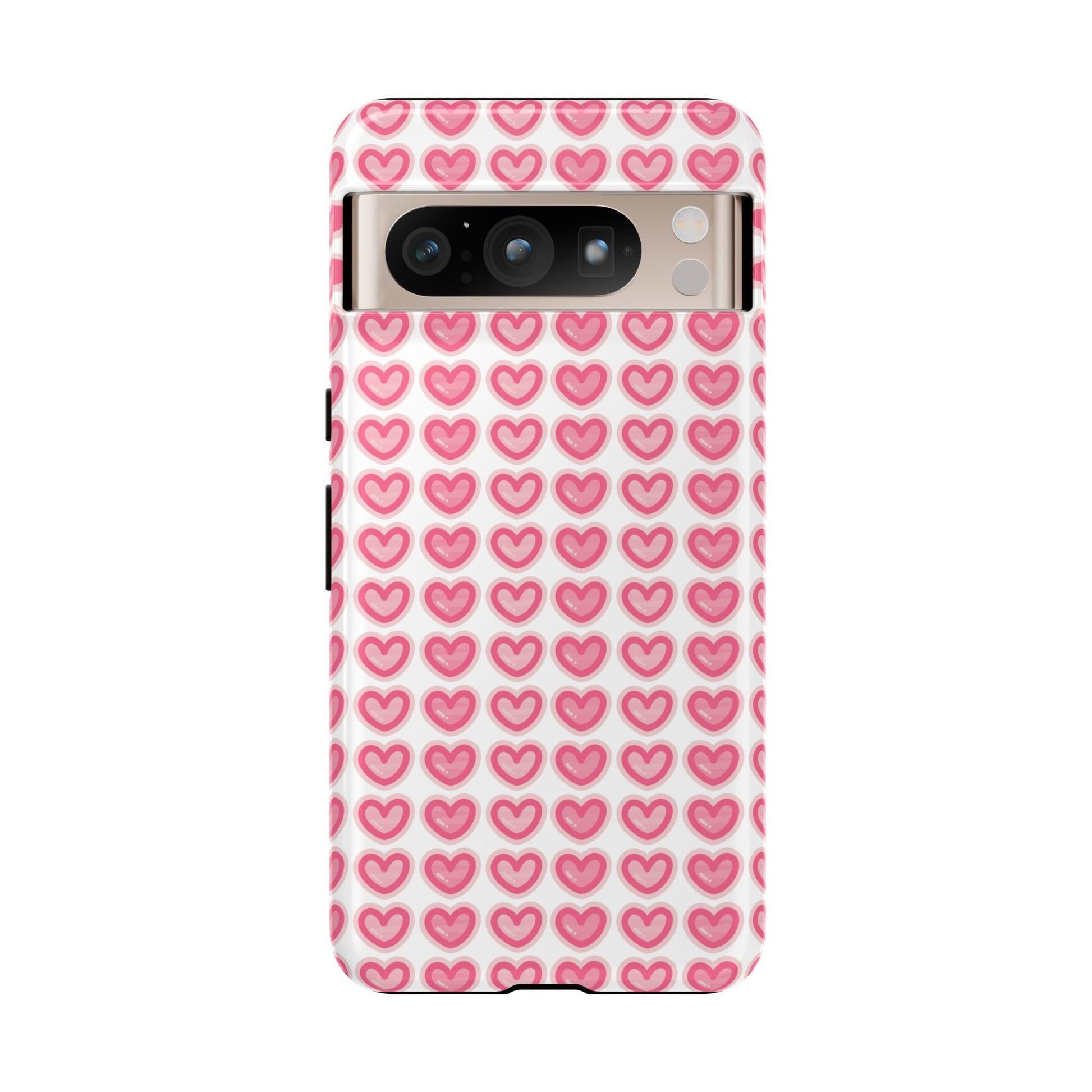 Hearts Pattern - Tough Cases iPhone Samsung Google Pixel - MahaCase