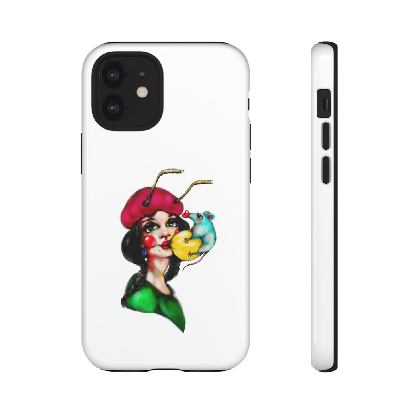 Design #211 White BKG-Tough Cases - MahaCase