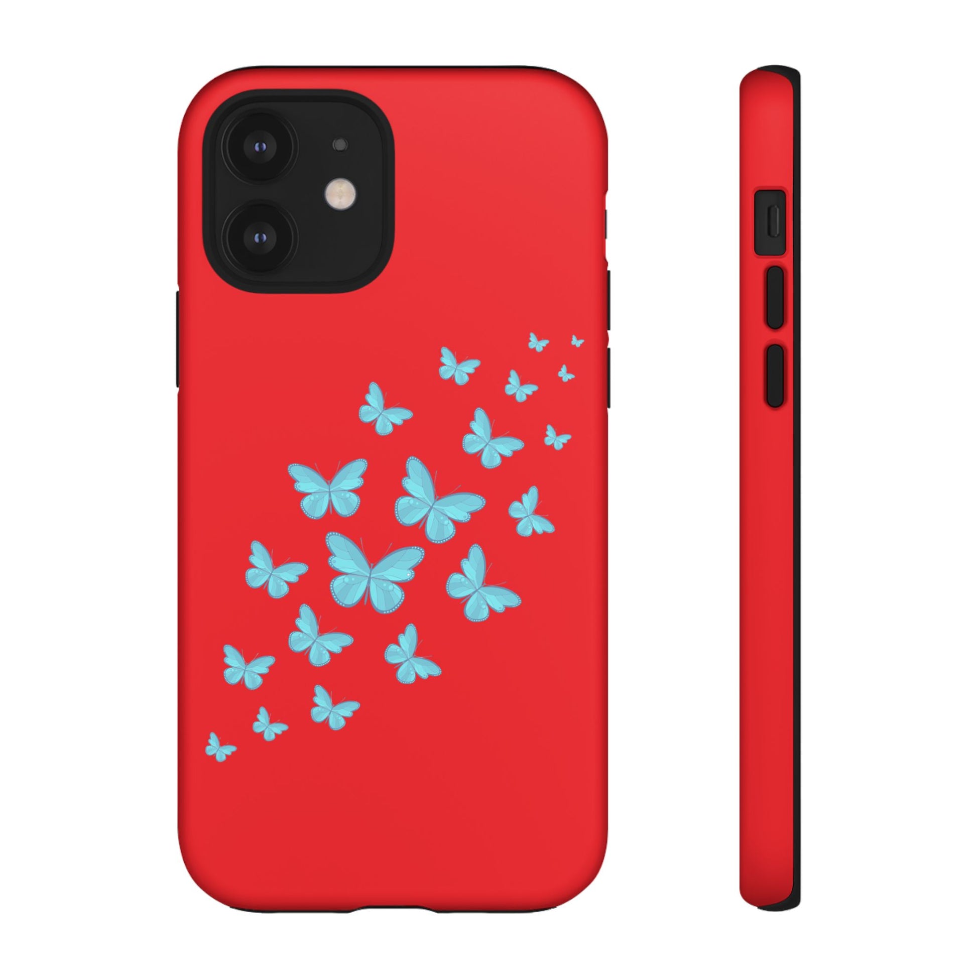 Butterflies in Red - Tough Cases iPhone Samsung Google Pixel - MahaCase