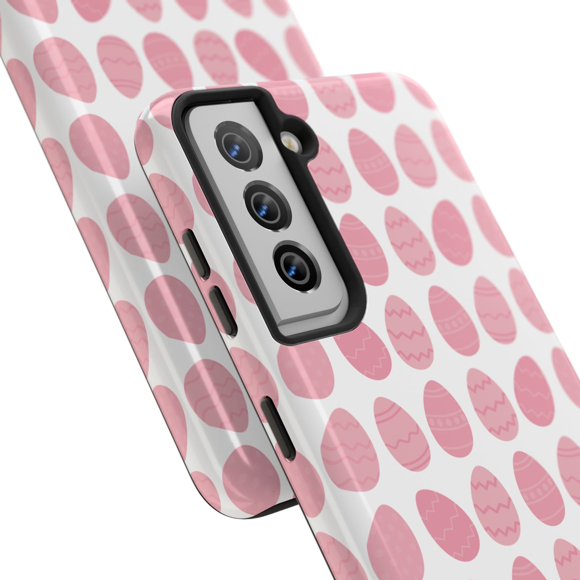 Pink Easter Egg Tough Phone Cases - Durable Protection for Spring Celebrations iPhone Samsung Galaxy - MahaCase
