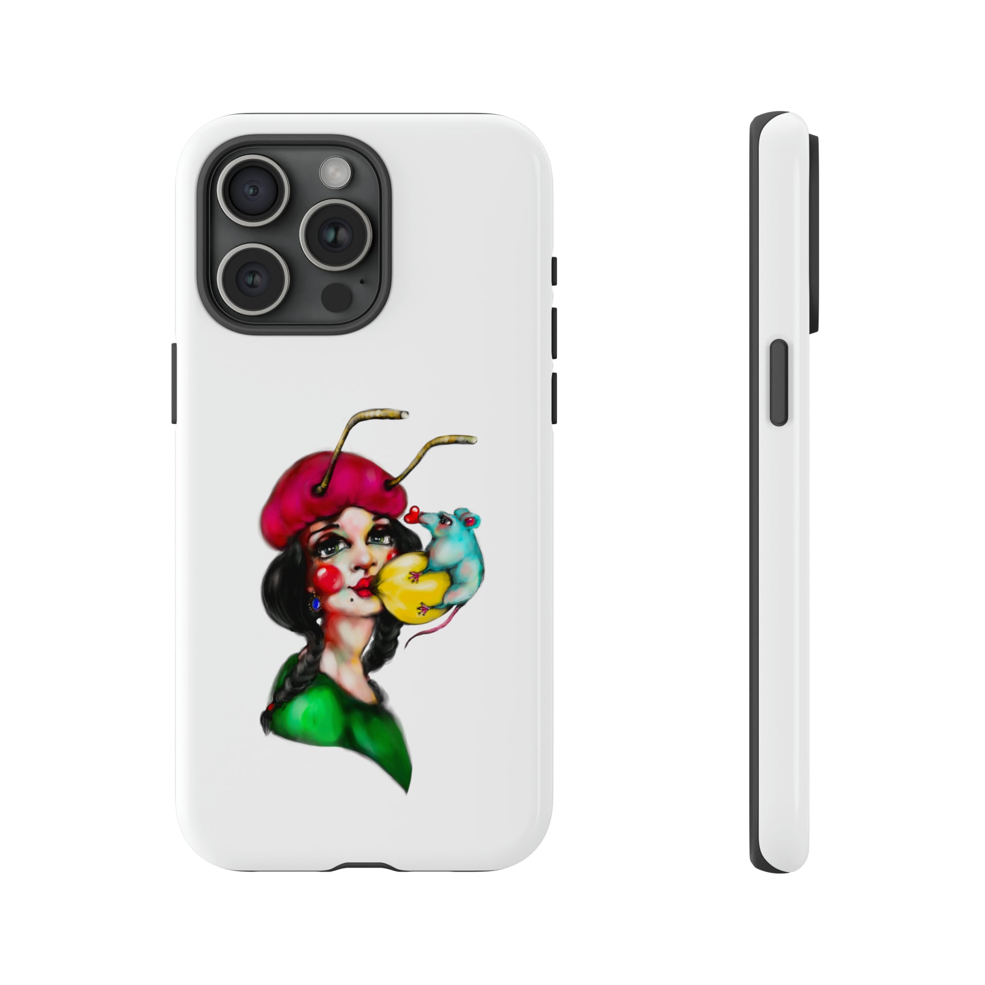 Design #211 White BKG-Tough Cases - MahaCase
