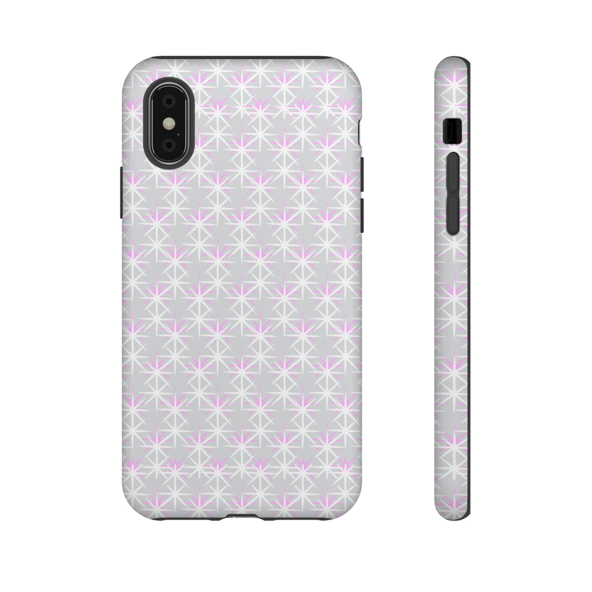Grey Skies, Pink Stars-Tough Cases - MahaCase