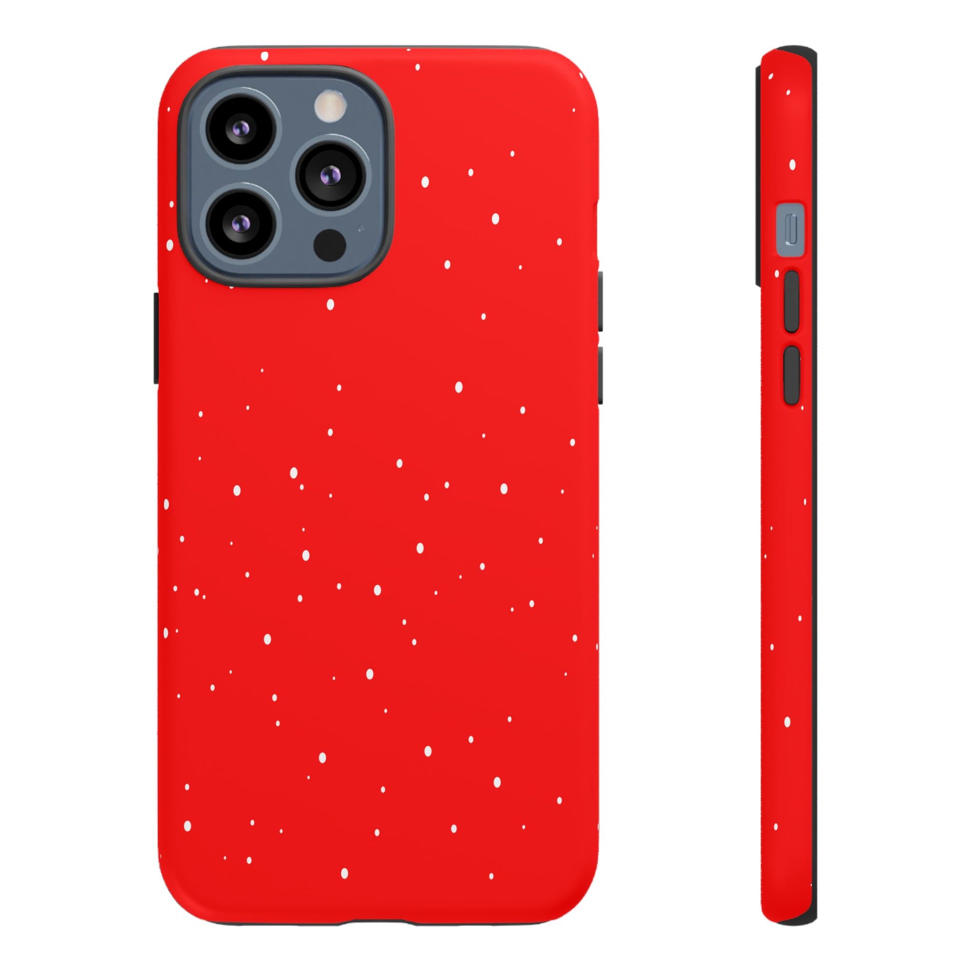 Snowy Red - Tough Cases iPhone Samsung Google Pixel - MahaCase