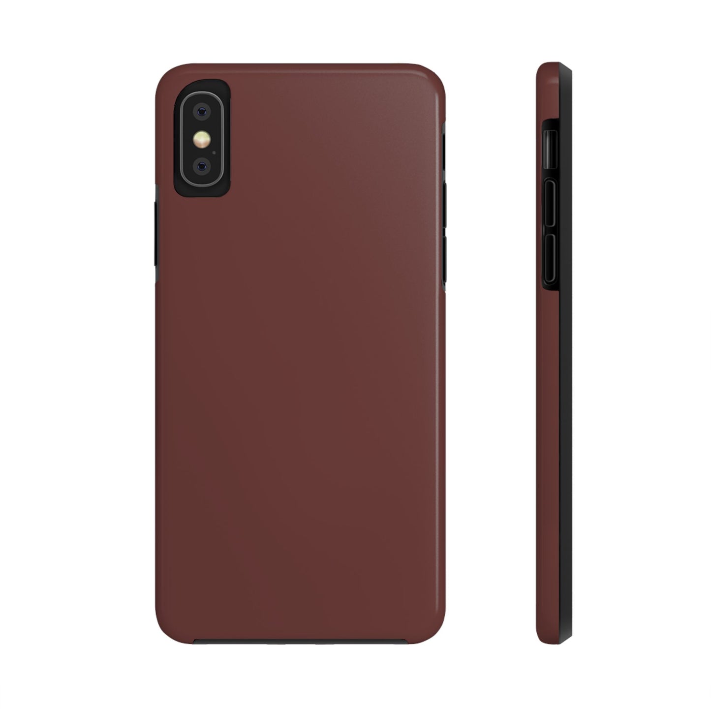 Phone Case - Garnet Color Fall 2025 Trending Color, Sturdy Phone Cases, Durable Cell Phone Covers, Trendy Gadget Protection, Unique Phone Accessories- iPhone, Samsung