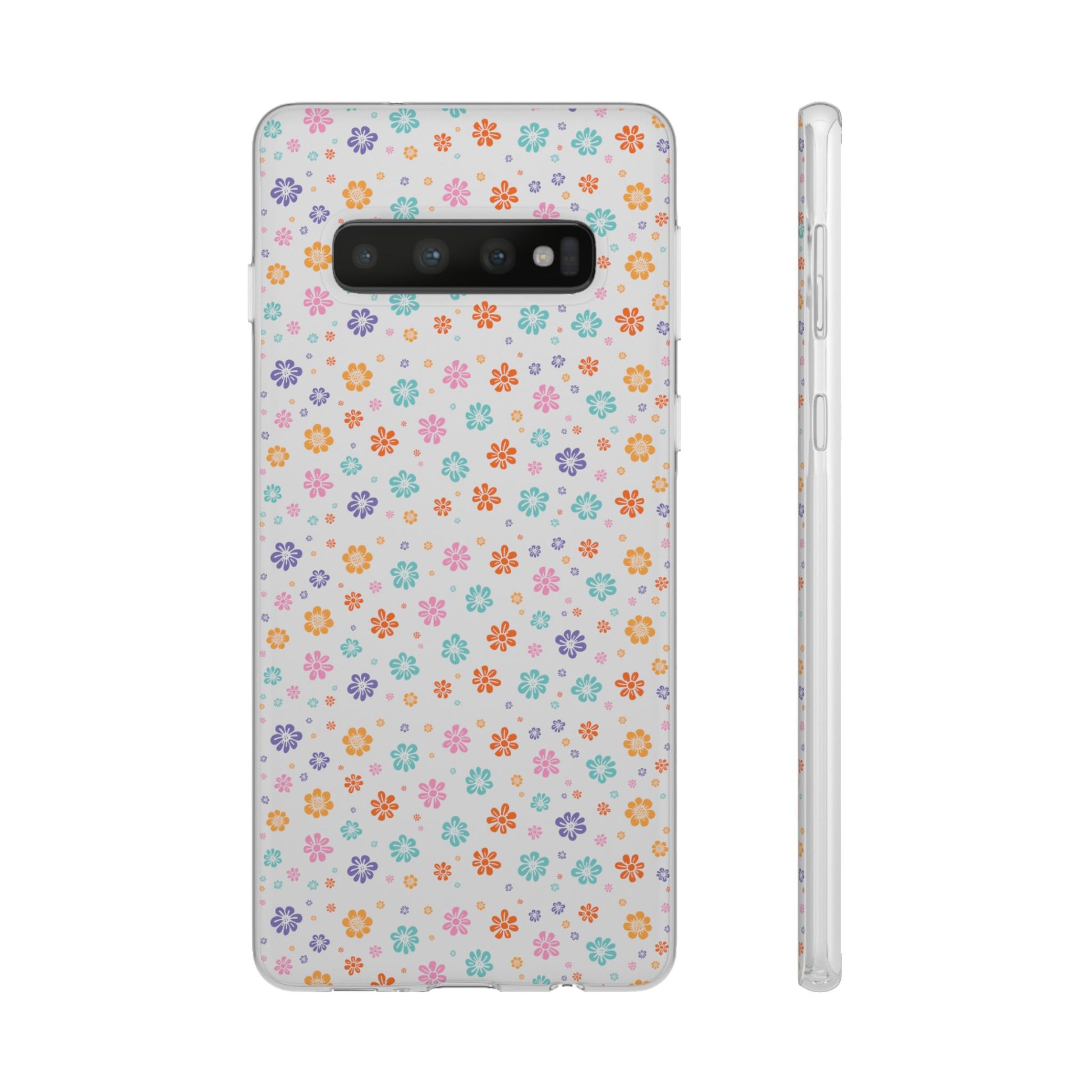 Colorful Spring Floral Flexi Case - Stylish Phone Protection - iPhone Samsung with Gift Packaging - MahaCase