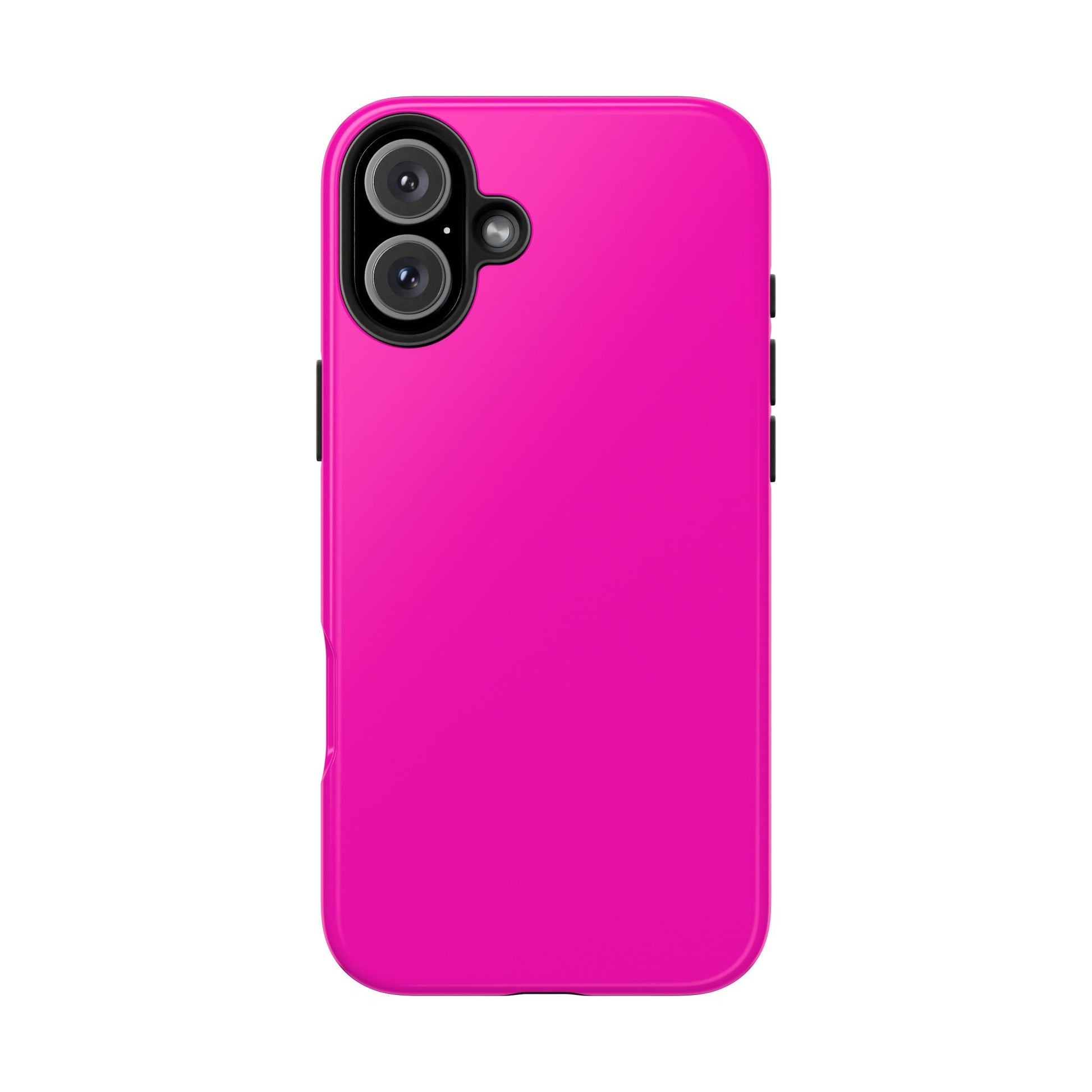 Simple Hot Pink-Tough Phone Cases - MahaCase