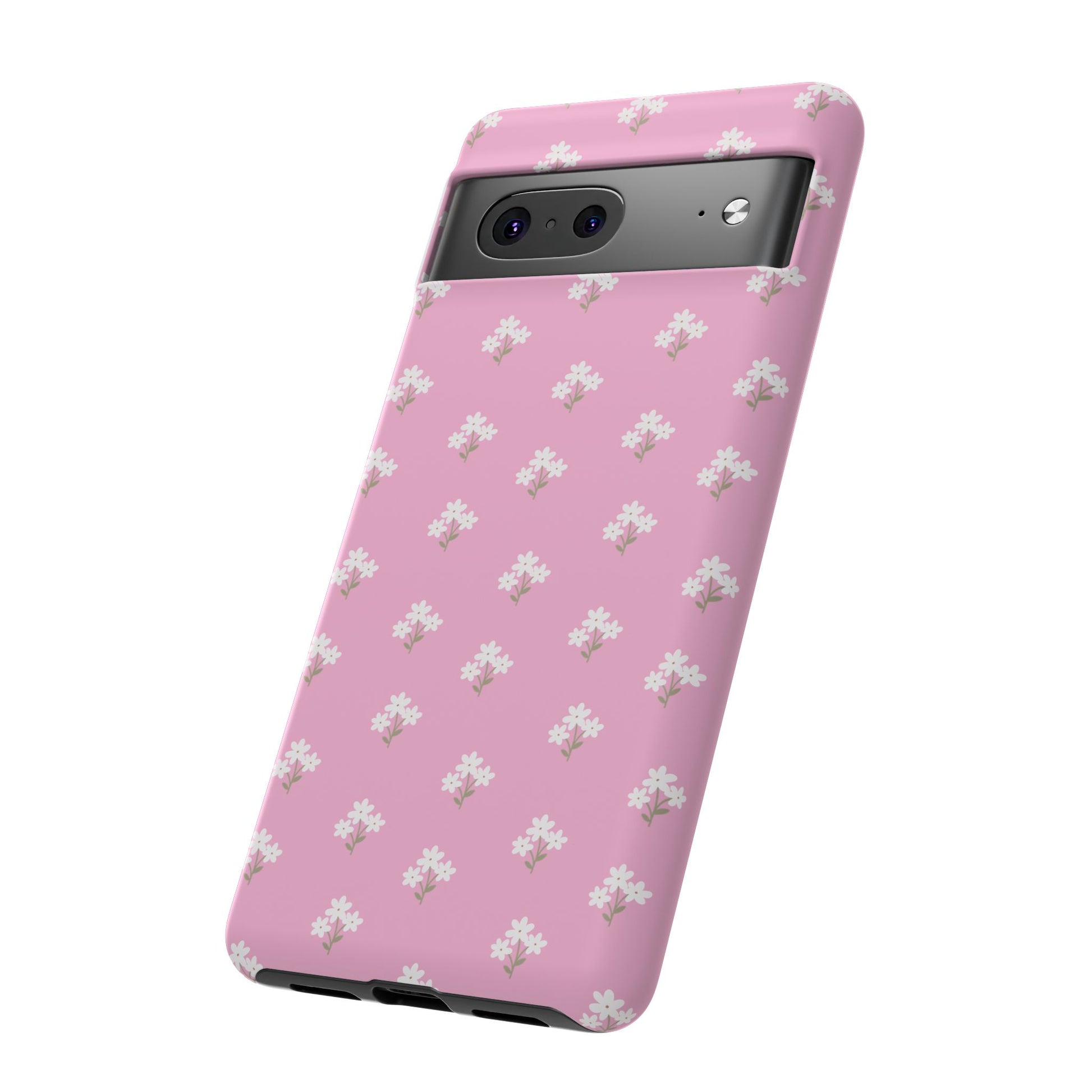 Floral Tough Phone Case - Pink Blossom Design - iPhone Samsung Galaxy Google Pixel - MahaCase