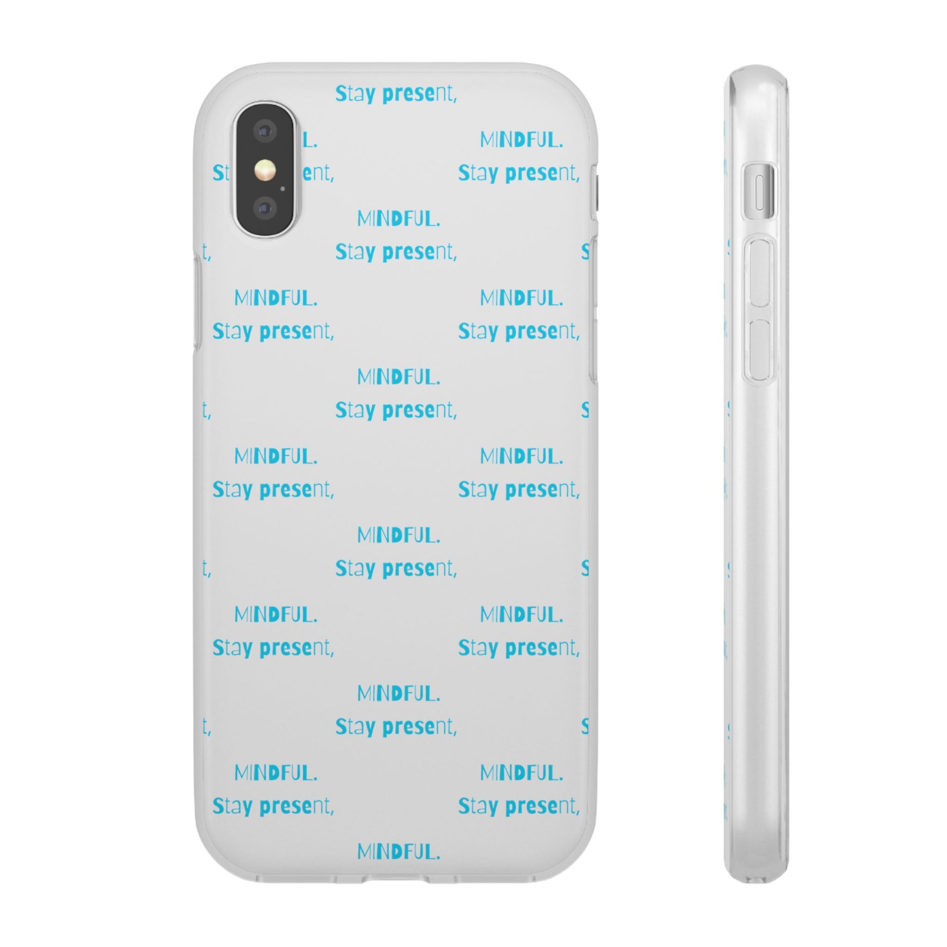 Stay Present Mindful #12 Flexi Cases iPhone Samsung Gift Packaging - MahaCase