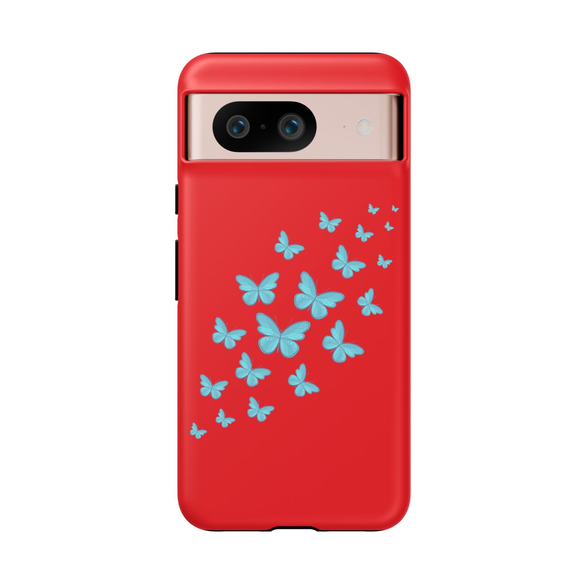 Butterflies in Red - Tough Cases iPhone Samsung Google Pixel - MahaCase