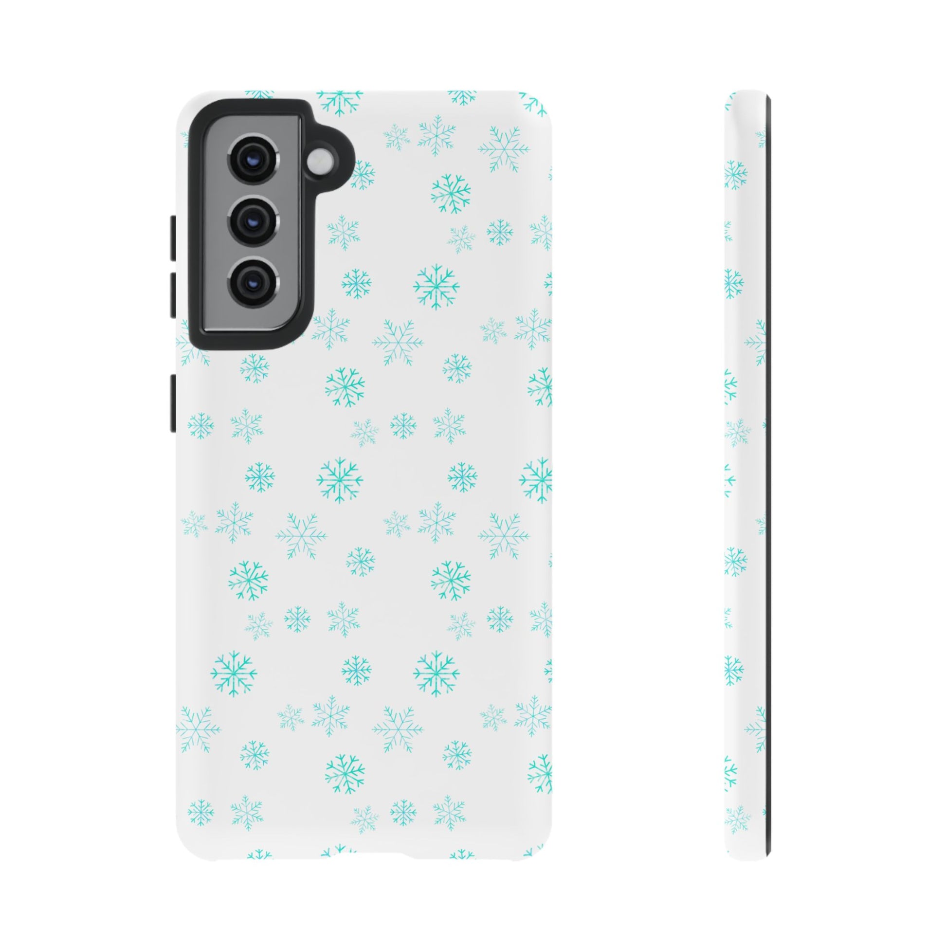 Snowy Blue #12 - Tough Cases iPhone Samsung Google Pixel - MahaCase