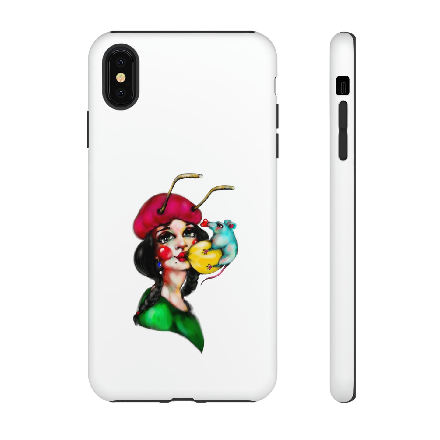 Design #211 White BKG-Tough Cases - MahaCase