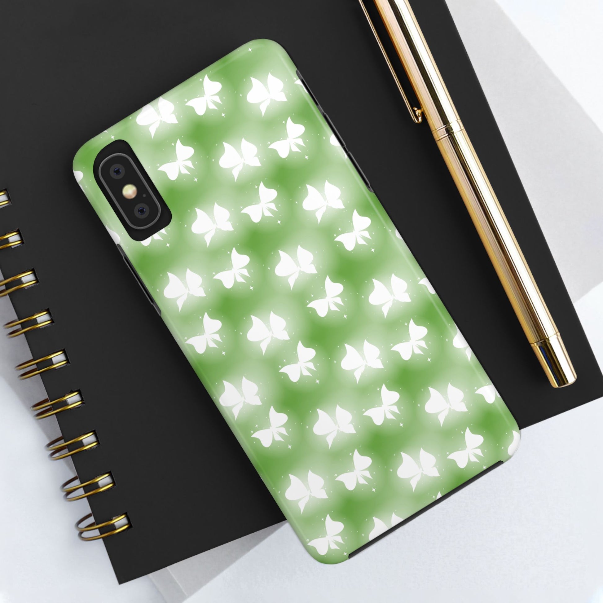 Nature-Inspired Tough Phone Case with Butterfly Design iPhone Samsung Galaxy - MahaCase