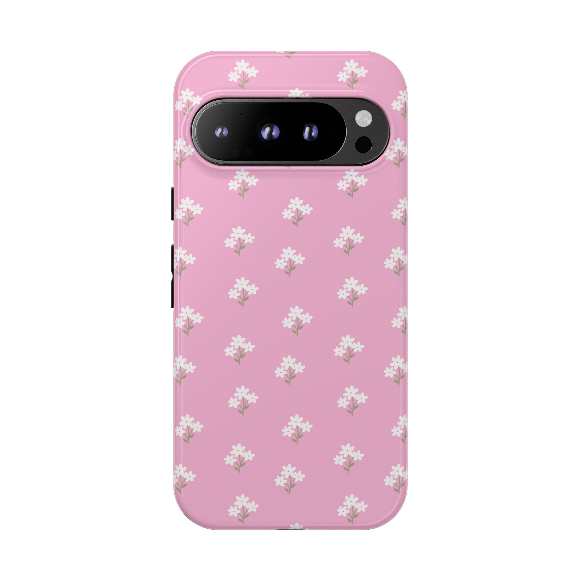 Floral Tough Phone Case - Pink Blossom Design - iPhone Samsung Galaxy Google Pixel - MahaCase