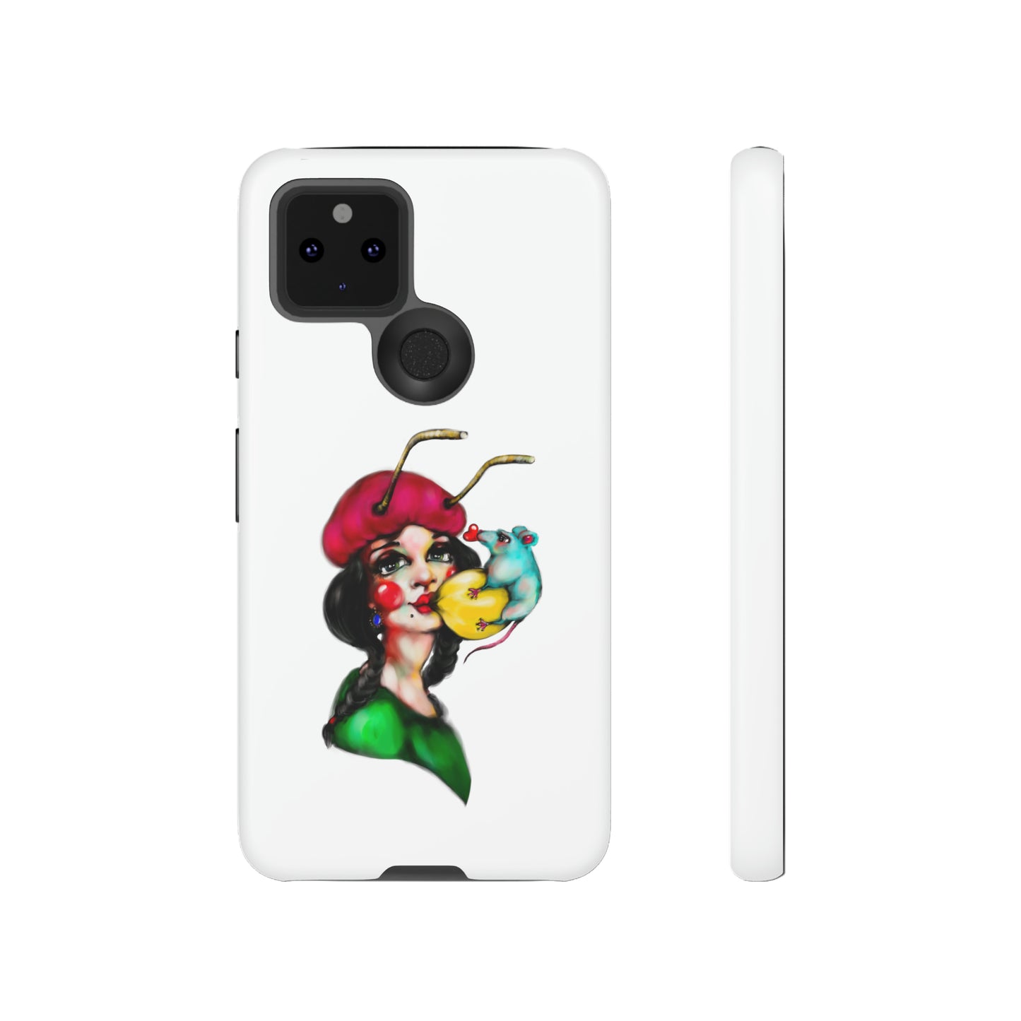 Design #211 White BKG-Tough Cases - MahaCase