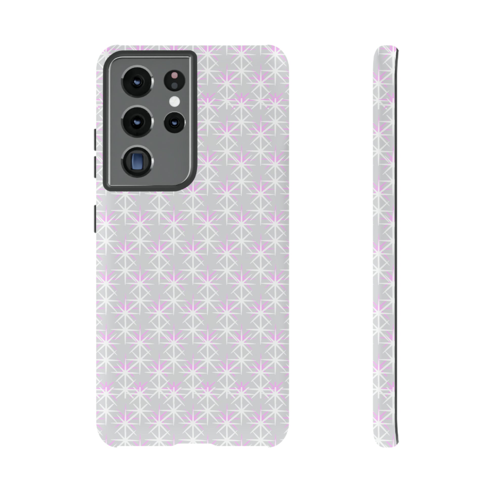 Grey Skies, Pink Stars-Tough Cases - MahaCase