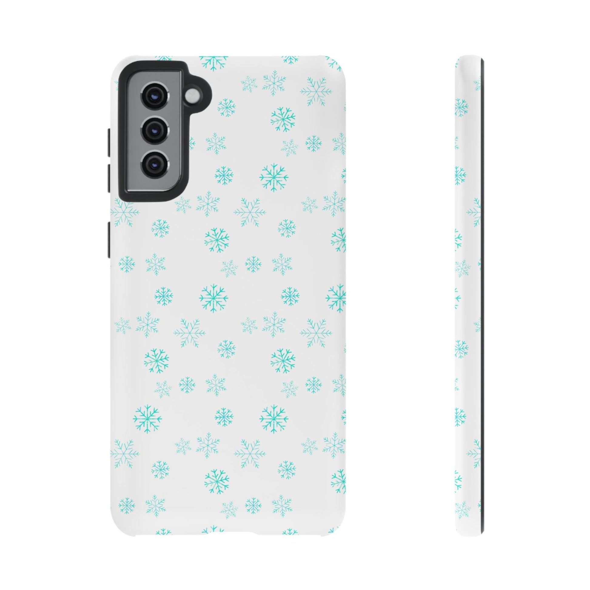 Snowy Blue #12 - Tough Cases iPhone Samsung Google Pixel - MahaCase