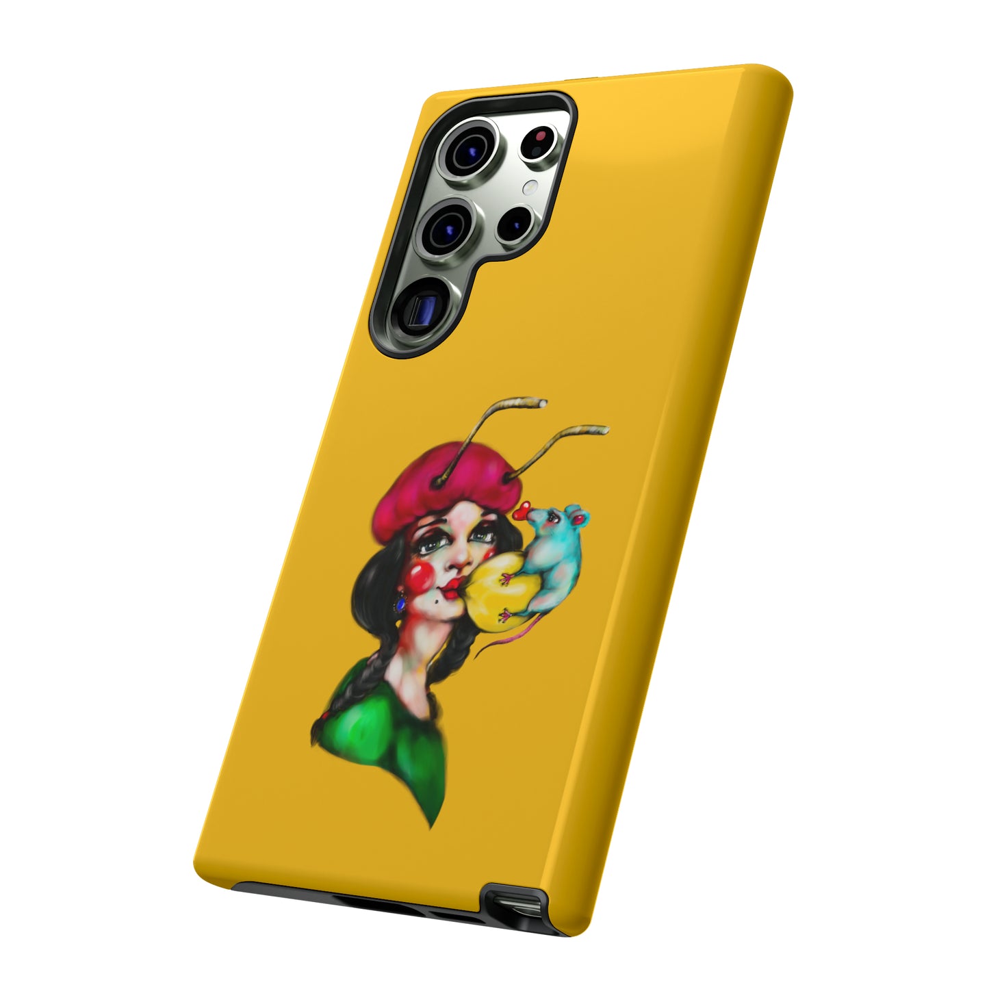 Design #211 Yellow BKG-Tough Cases