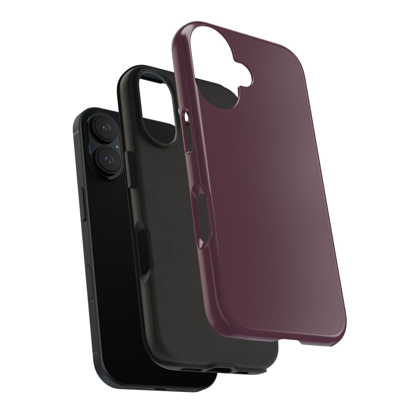 Old Mauve Solid Color Tough Phone Cases - iPhone and Samsung - Fall Color