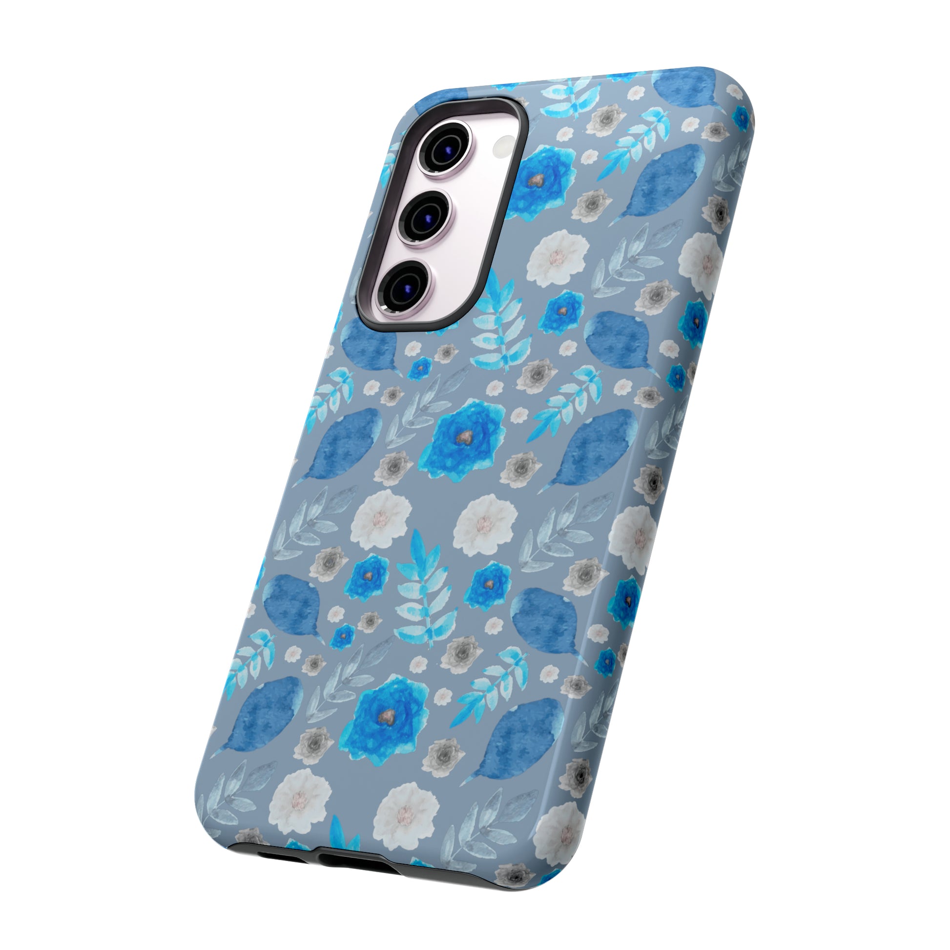 Blue Blooms-Tough Cases - MahaCase