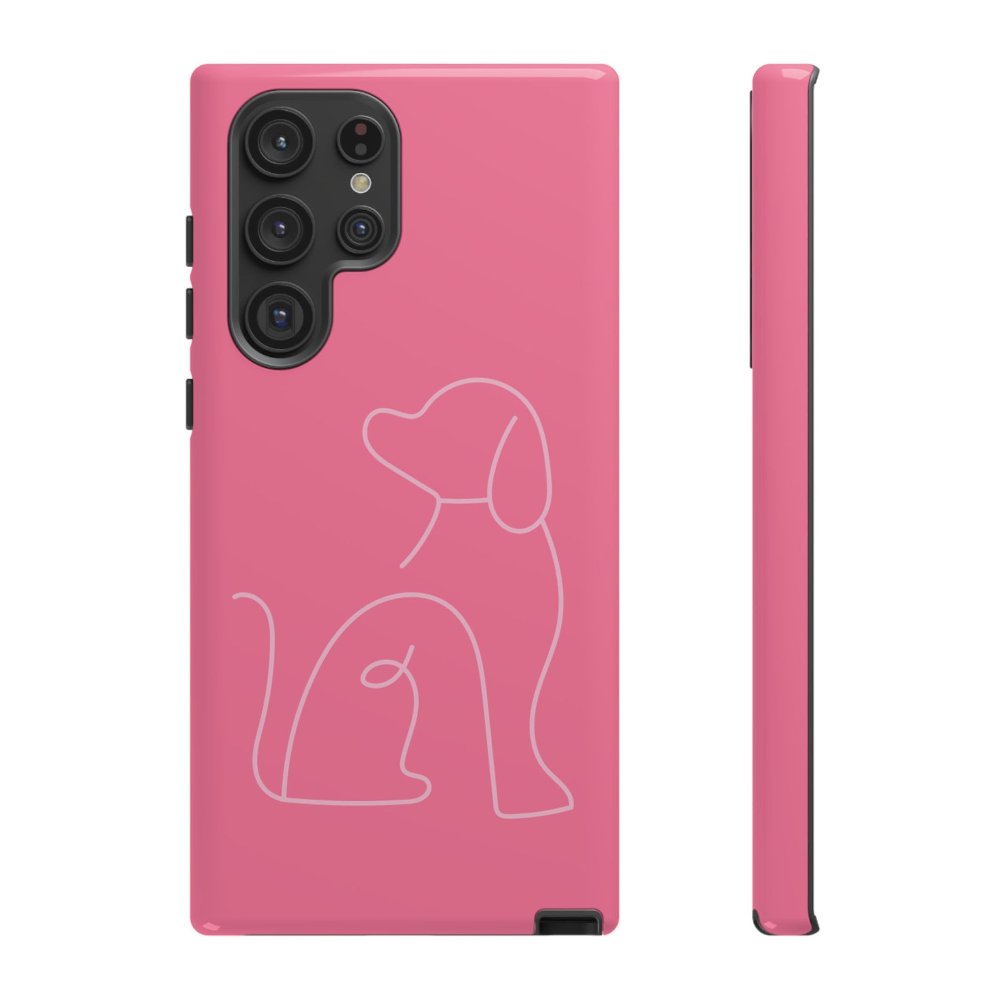 Pink Pup #10-Tough Cases iPhone Samsung Google Pixel - MahaCase