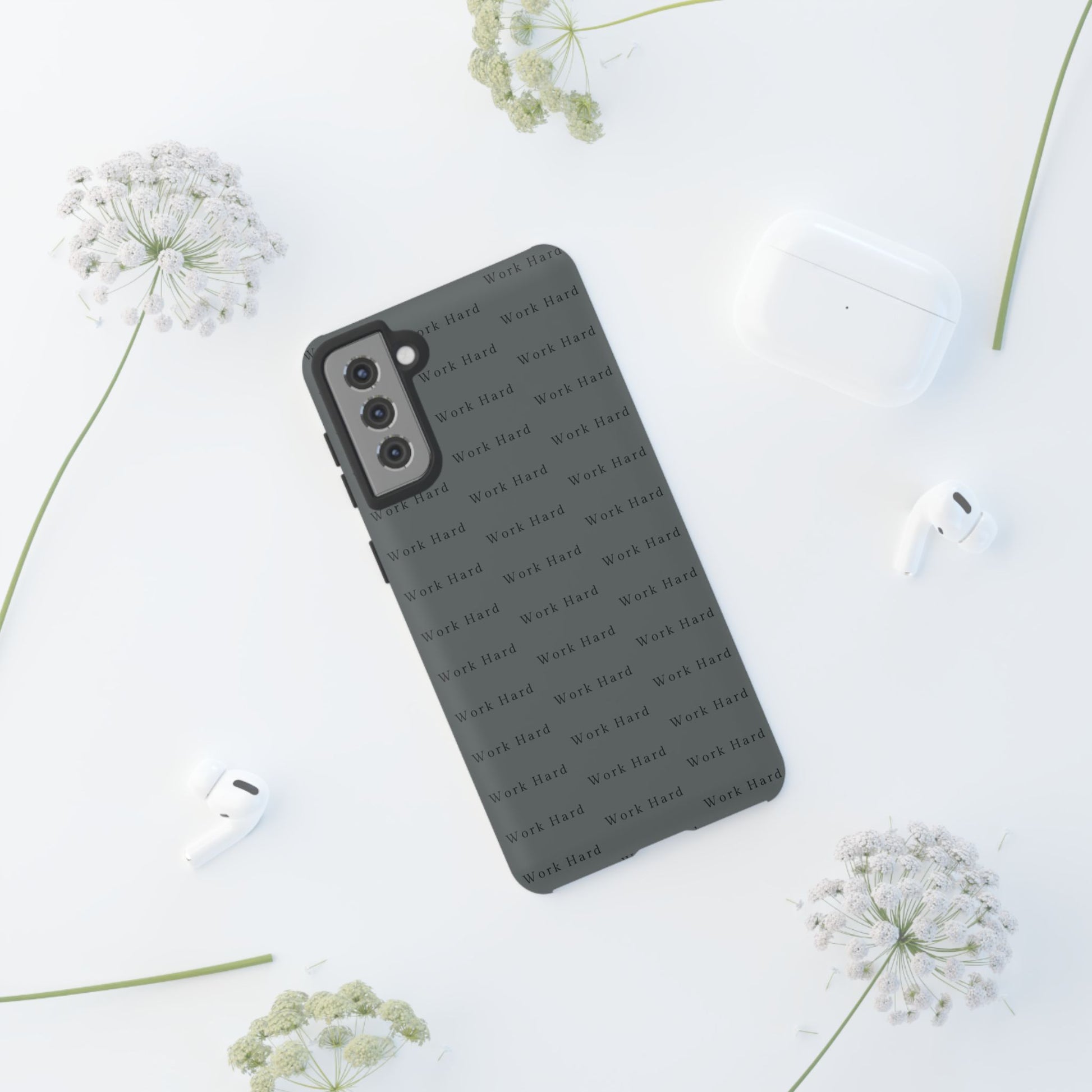 Work Hard Reminder Tough Cases iPhone Samsung Google Pixel - MahaCase