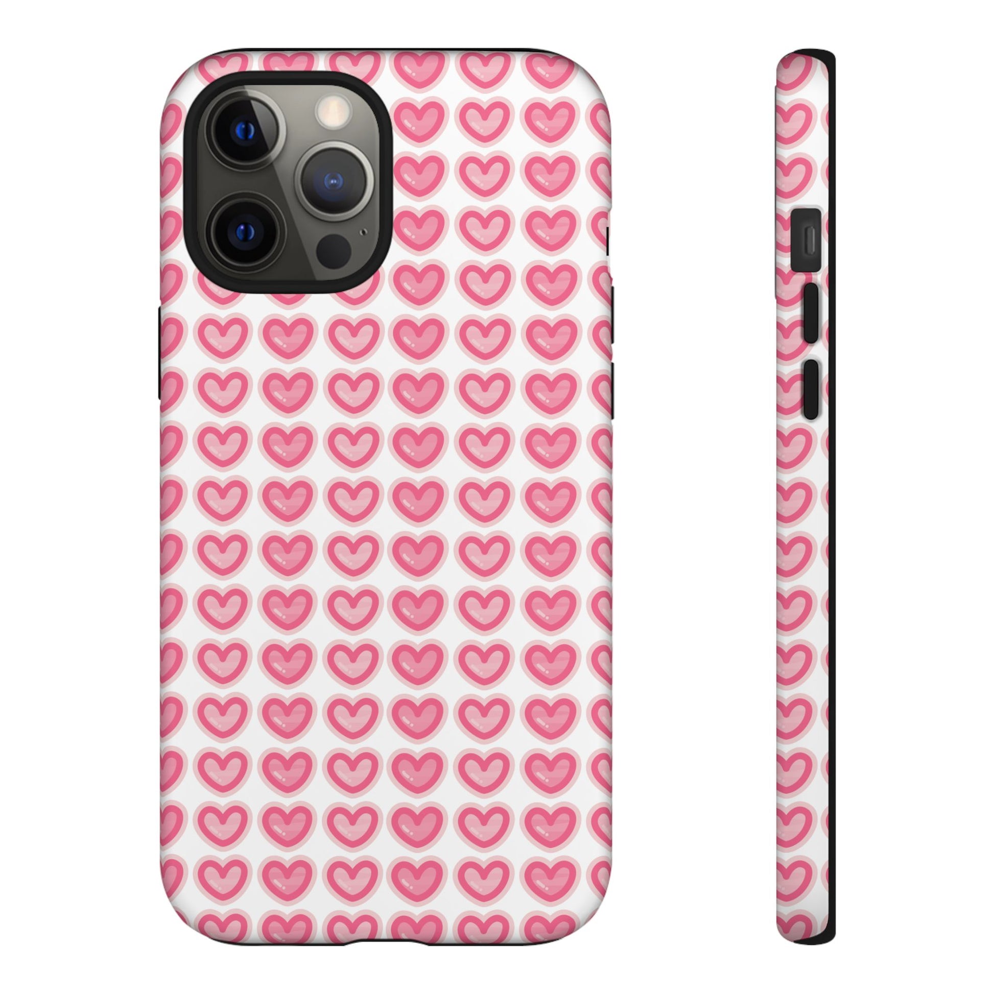 Hearts Pattern - Tough Cases iPhone Samsung Google Pixel - MahaCase