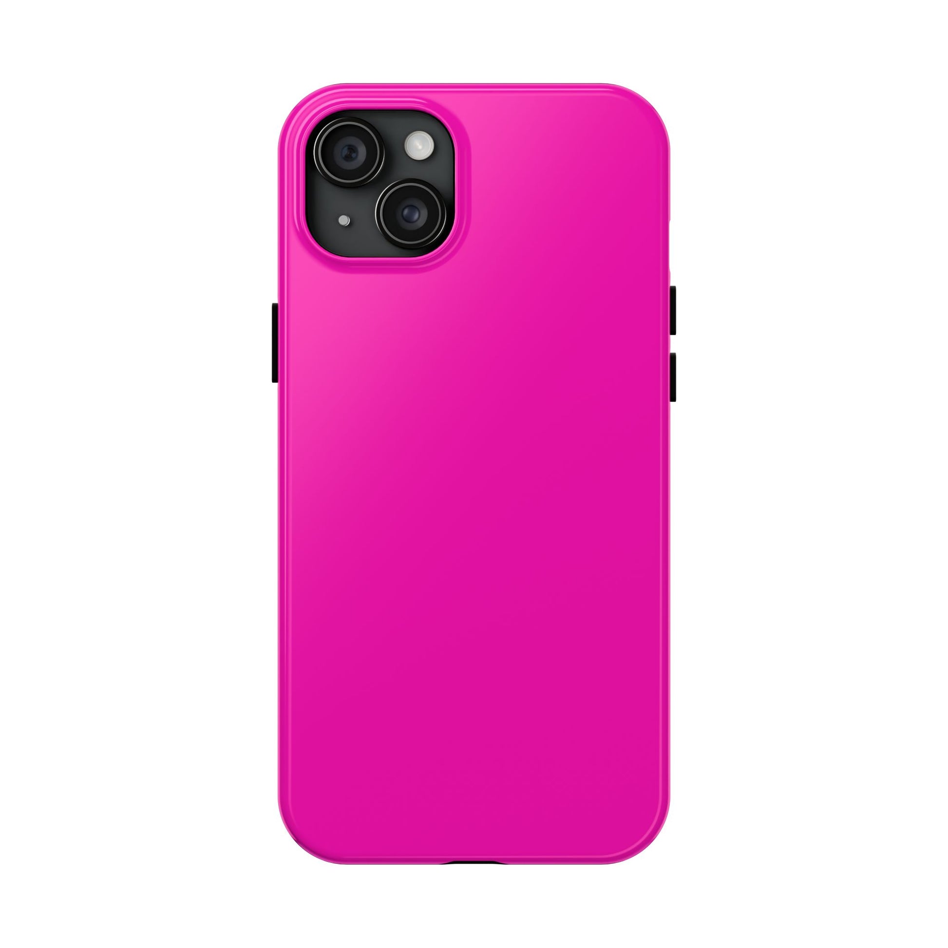 Simple Hot Pink-Tough Phone Cases - MahaCase