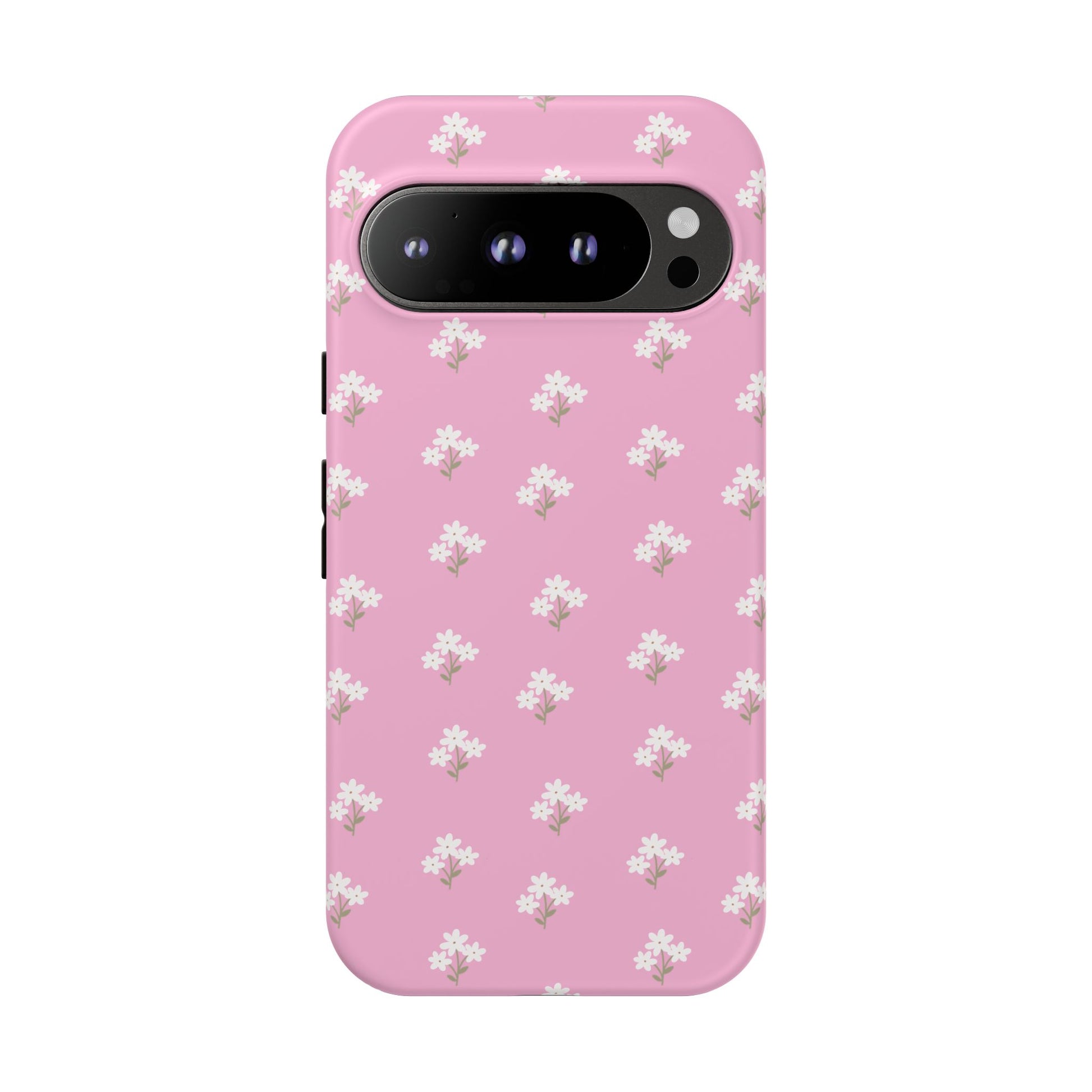 Floral Tough Phone Case - Pink Blossom Design - iPhone Samsung Galaxy Google Pixel - MahaCase
