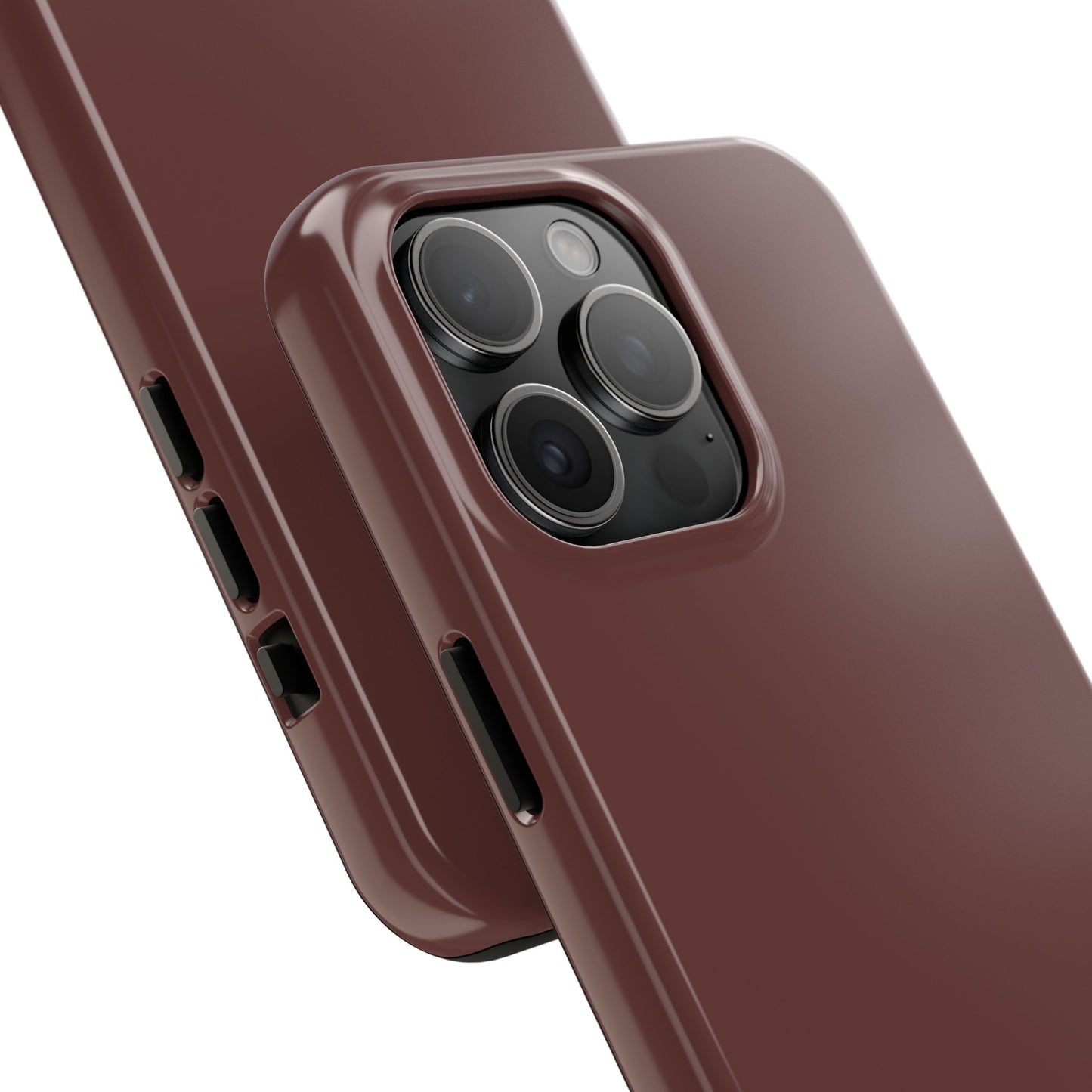 Phone Case - Garnet Color Fall 2025 Trending Color, Sturdy Phone Cases, Durable Cell Phone Covers, Trendy Gadget Protection, Unique Phone Accessories- iPhone, Samsung