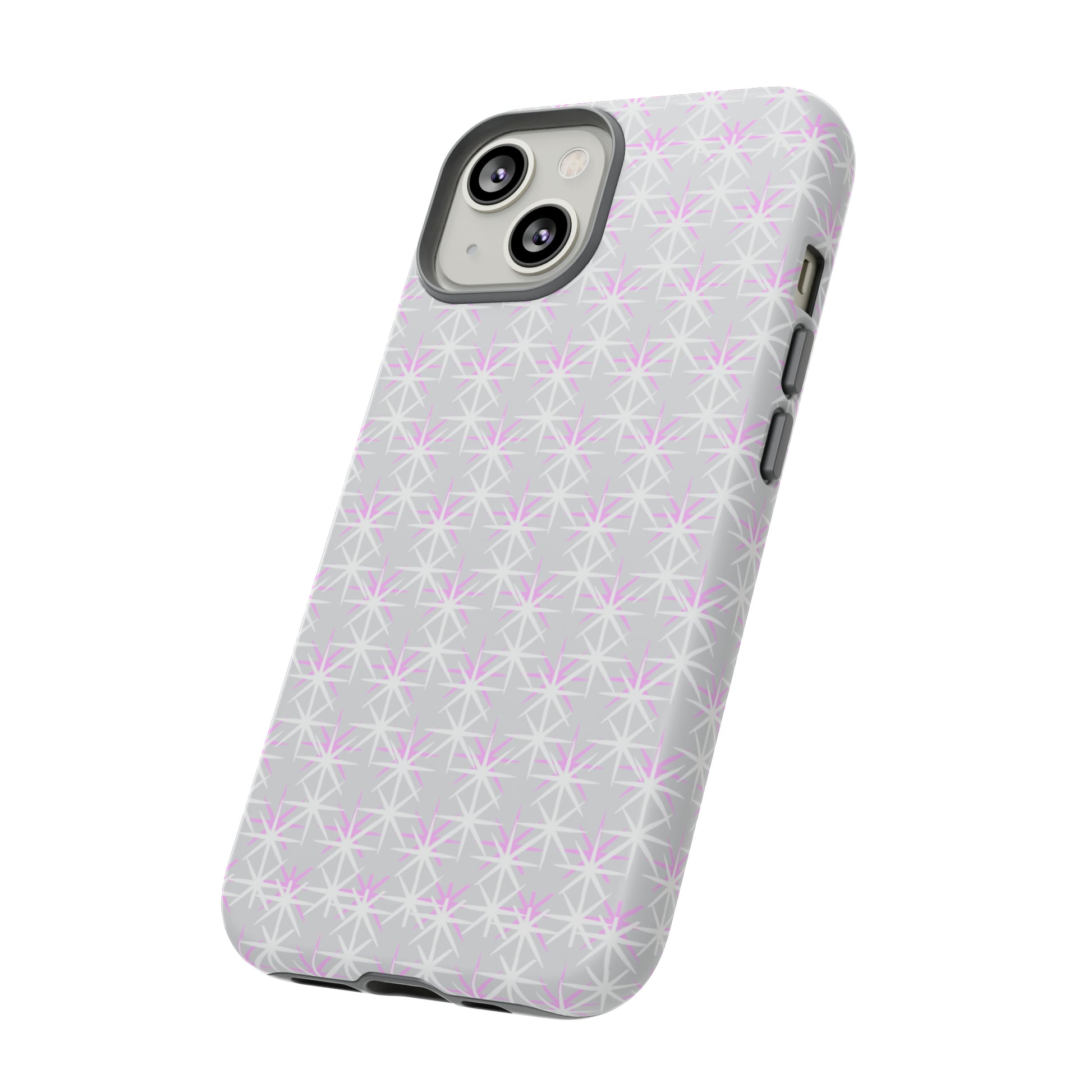 Grey Skies, Pink Stars-Tough Cases - MahaCase
