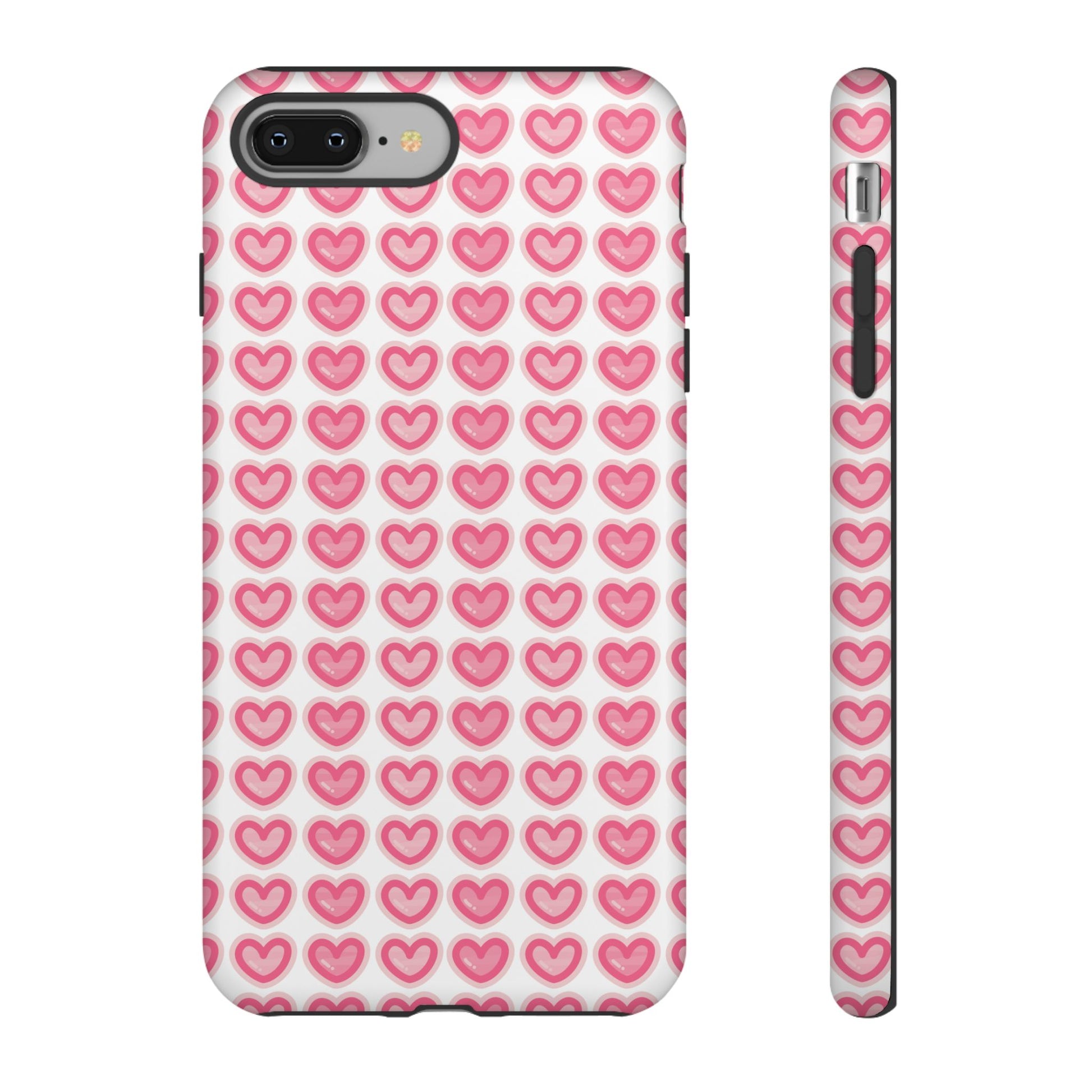 Hearts Pattern - Tough Cases iPhone Samsung Google Pixel - MahaCase