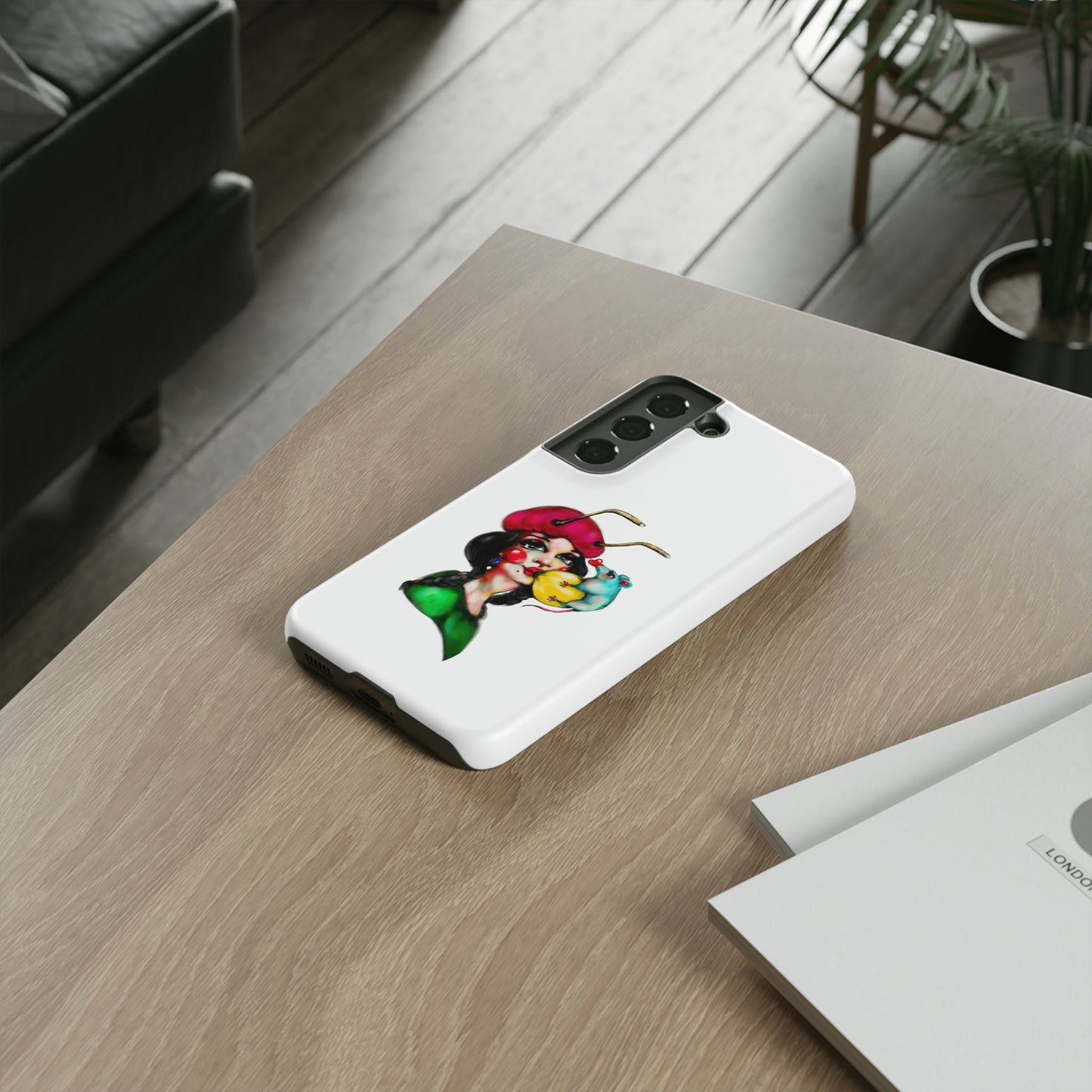 Design #211 White BKG-Tough Cases - MahaCase