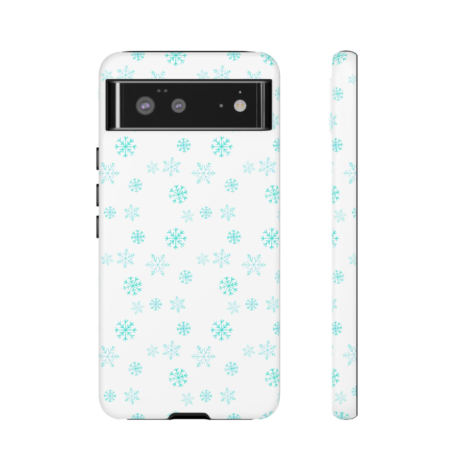 Snowy Blue #12 - Tough Cases iPhone Samsung Google Pixel - MahaCase