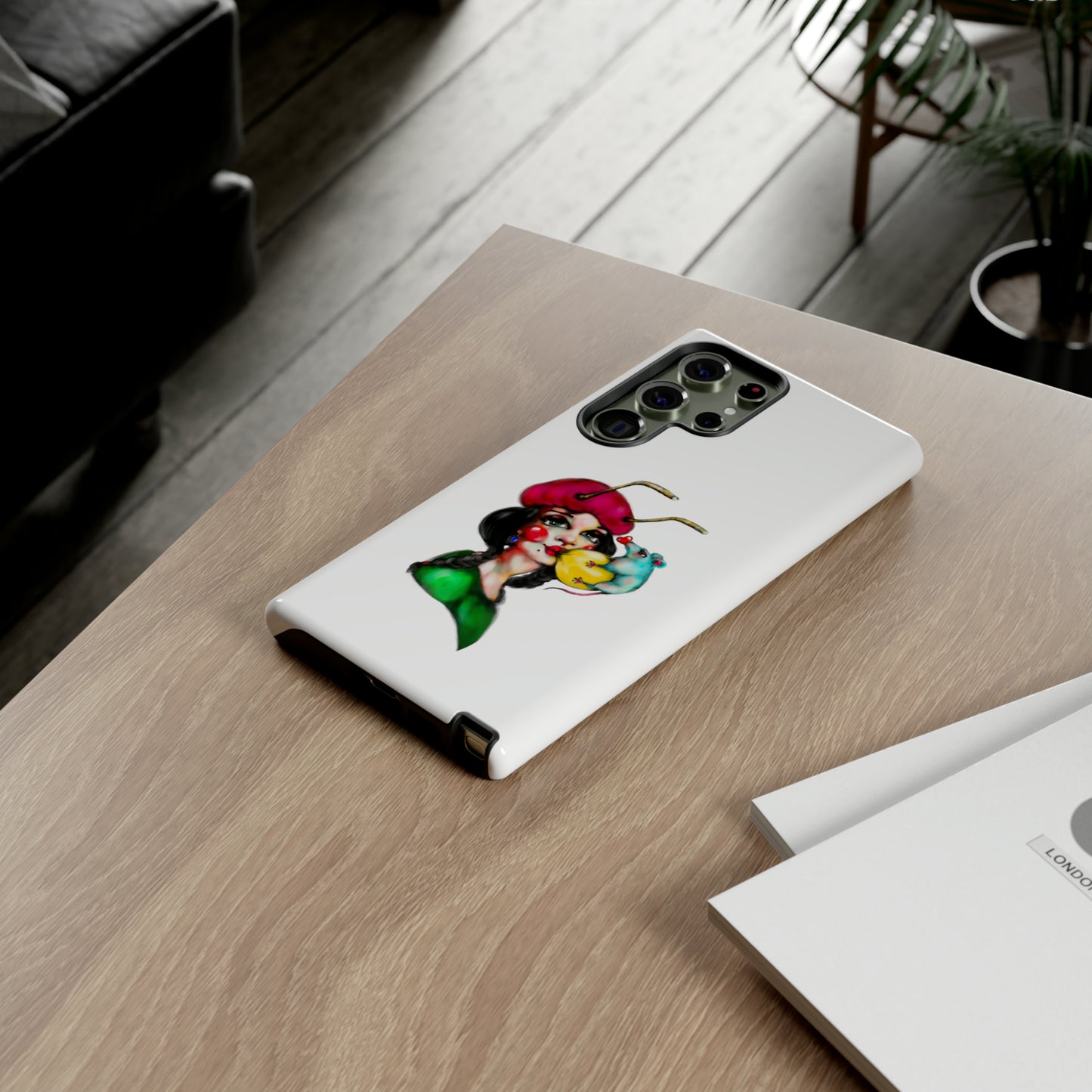 Design #211 White BKG-Tough Cases - MahaCase