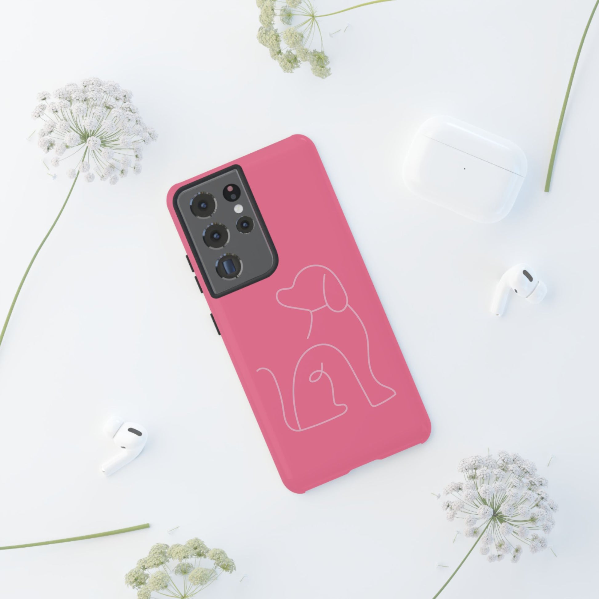 Pink Pup #10-Tough Cases iPhone Samsung Google Pixel - MahaCase