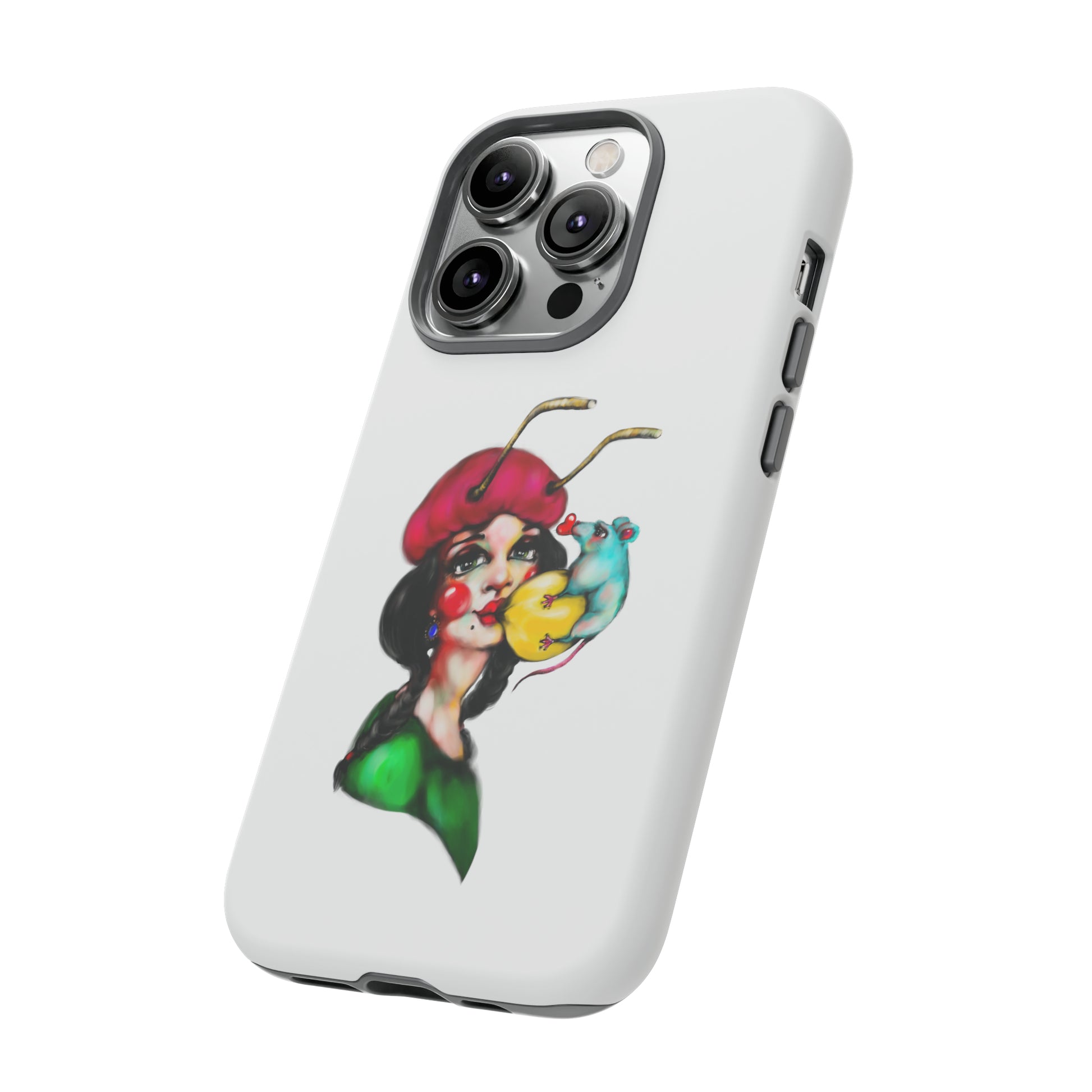 Design #211 White BKG-Tough Cases - MahaCase