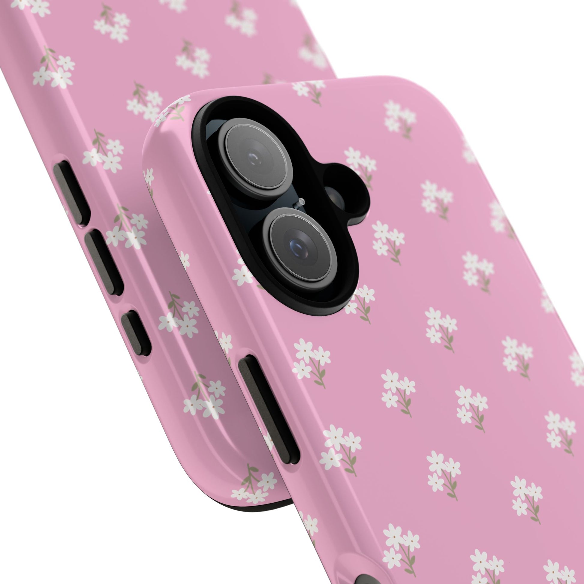 Floral Tough Phone Case - Pink Blossom Design - iPhone Samsung Galaxy Google Pixel - MahaCase