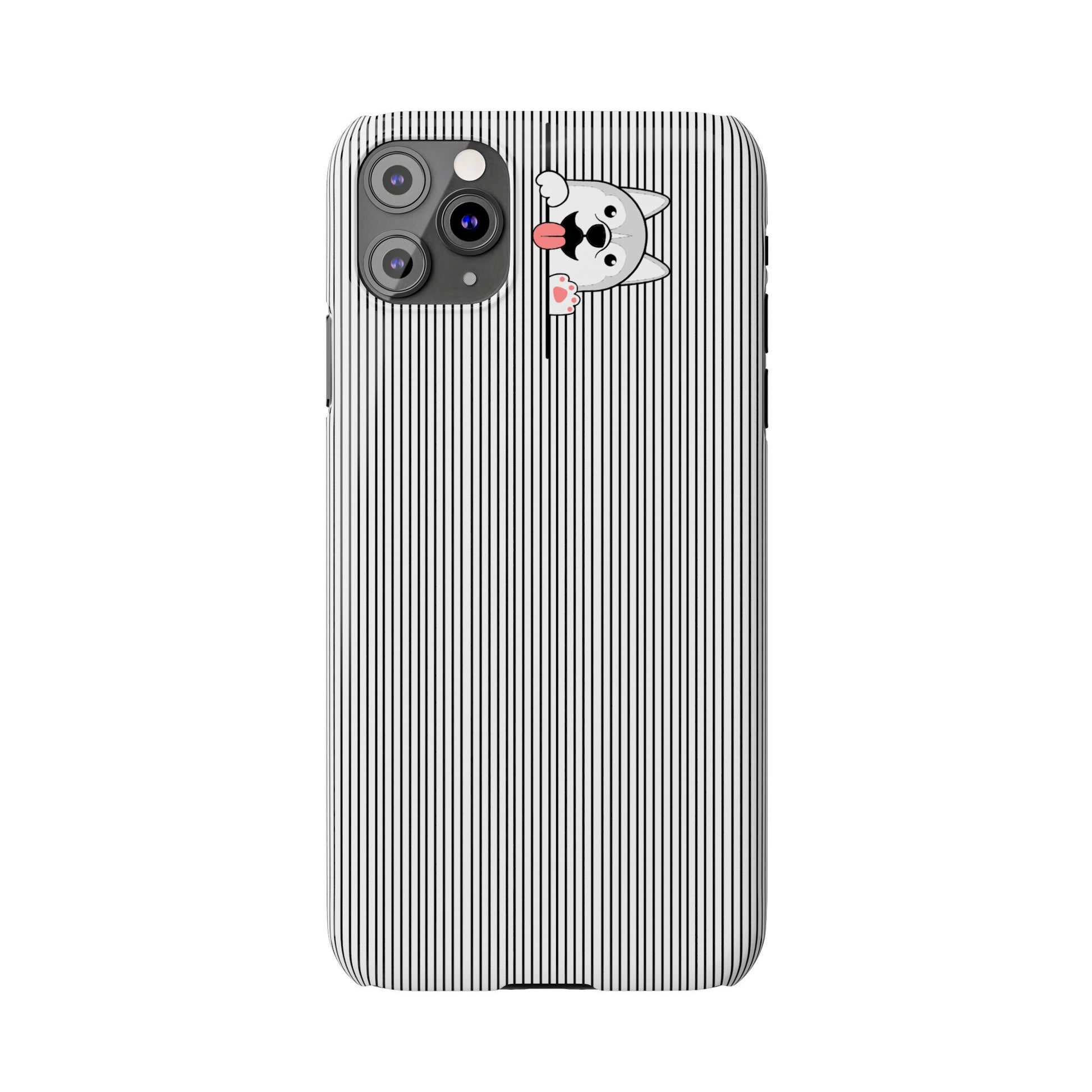 Cute Husky-Slim iPhone Cases - MahaCase