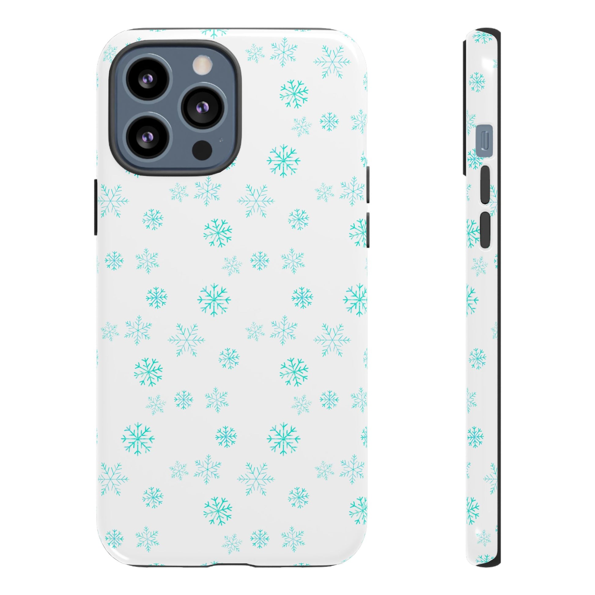 Snowy Blue #12 - Tough Cases iPhone Samsung Google Pixel - MahaCase