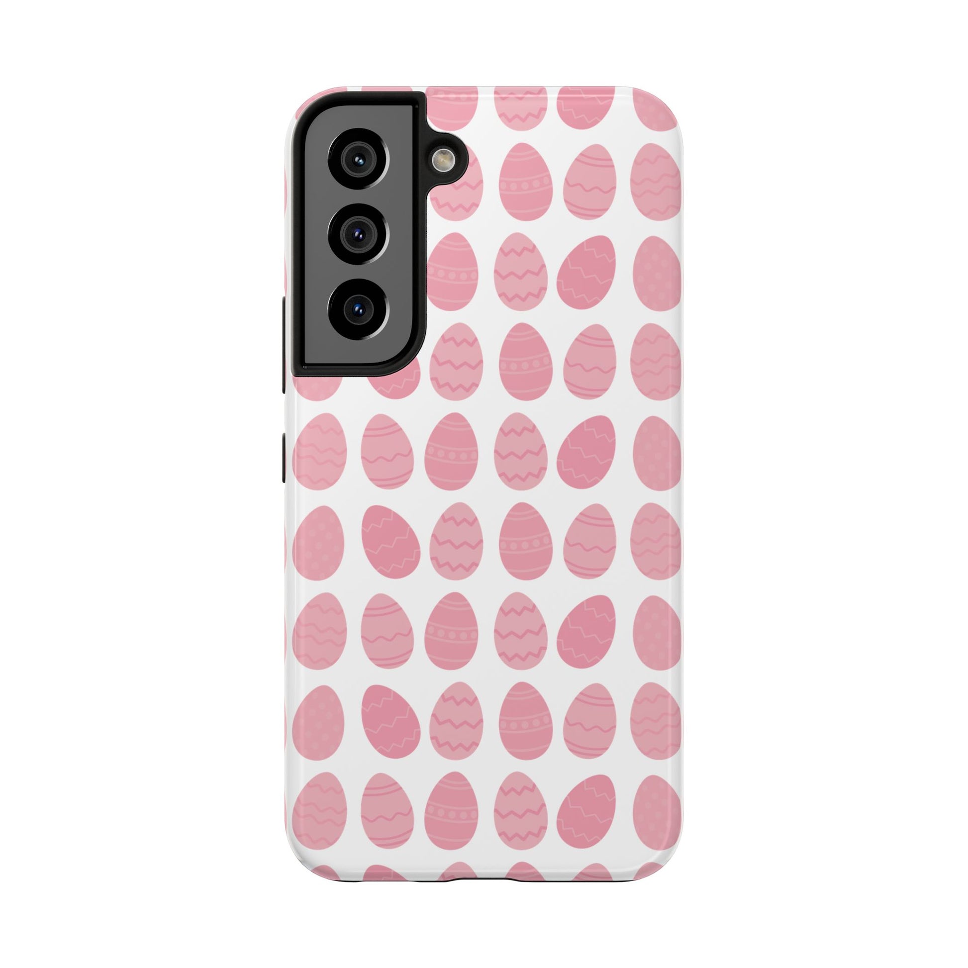 Pink Easter Egg Tough Phone Cases - Durable Protection for Spring Celebrations iPhone Samsung Galaxy - MahaCase