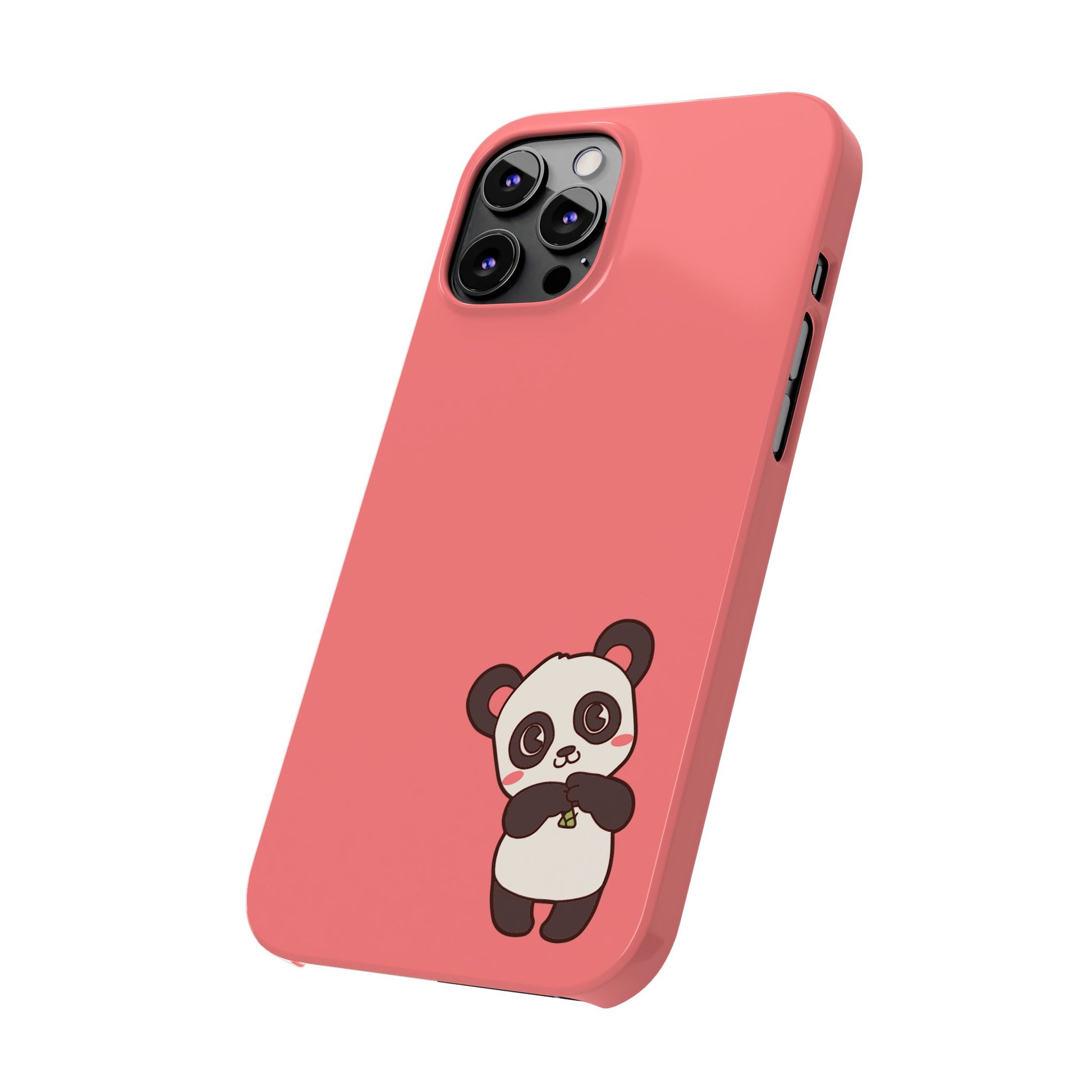 Cute Panda #36-Slim iPhone Cases - MahaCase