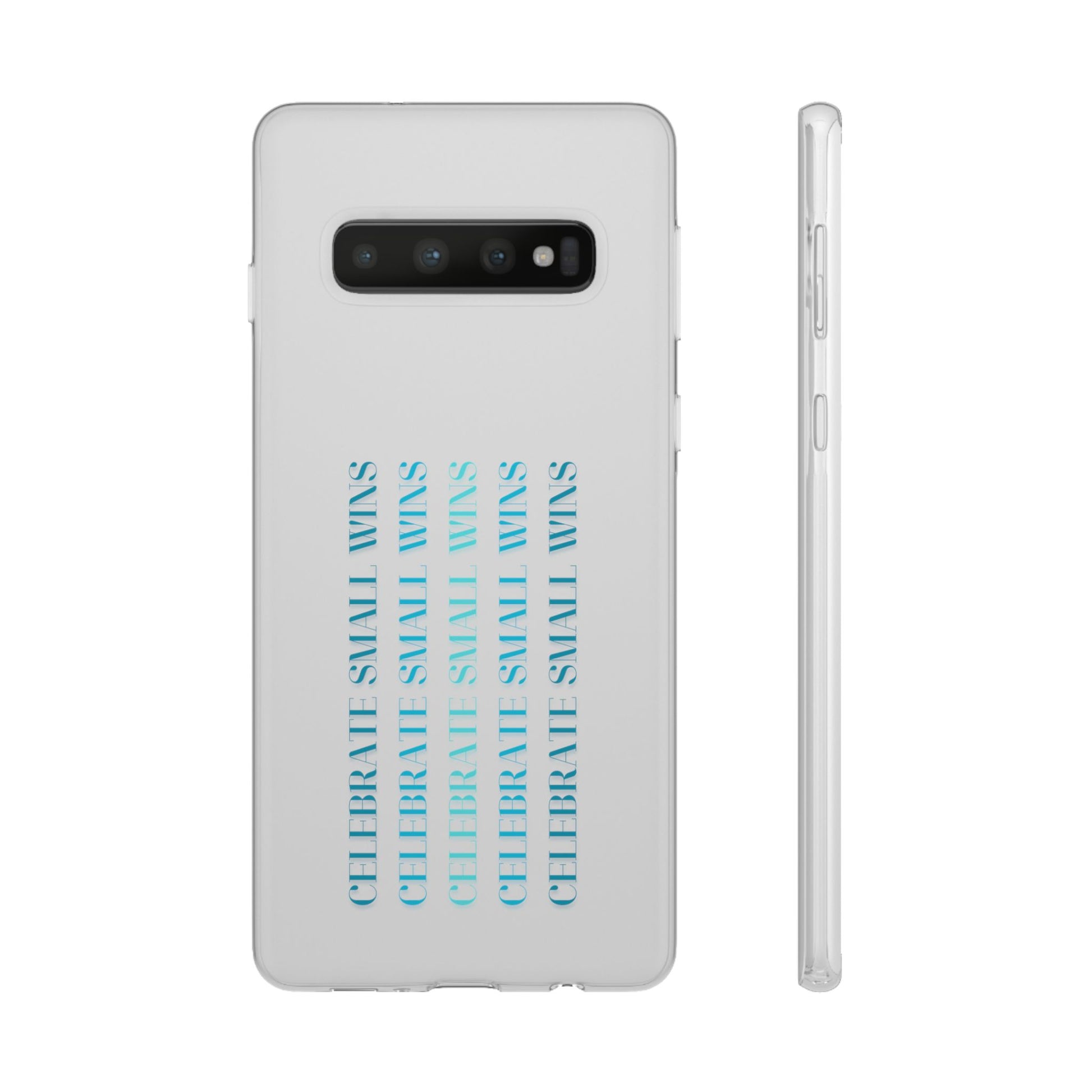 Celebrate Small Wins #22 Flexi Cases iPhone Samsung Gift Packaging - MahaCase