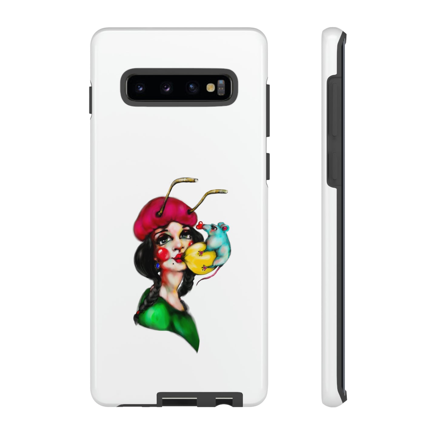 Design #211 White BKG-Tough Cases - MahaCase