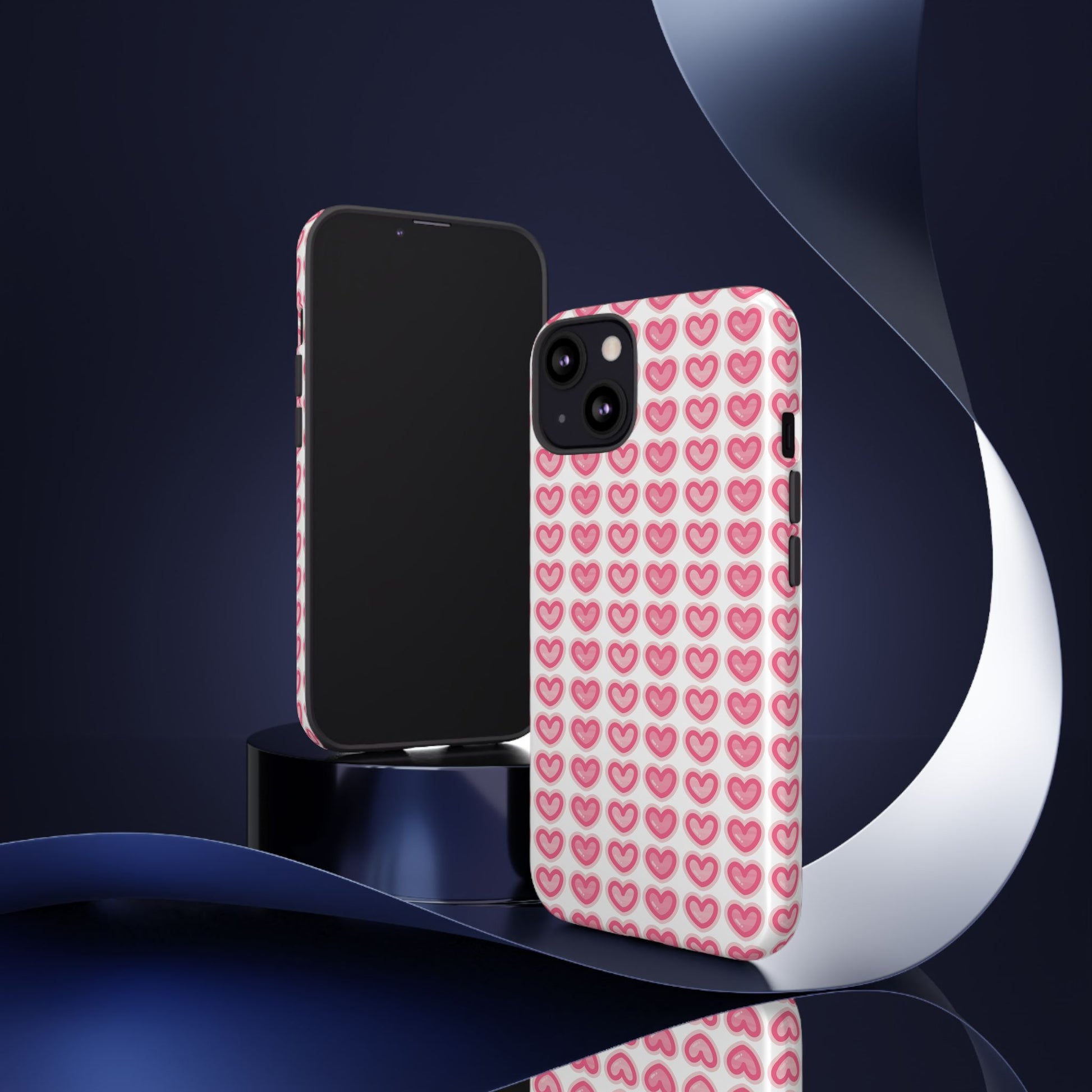 Hearts Pattern - Tough Cases iPhone Samsung Google Pixel - MahaCase
