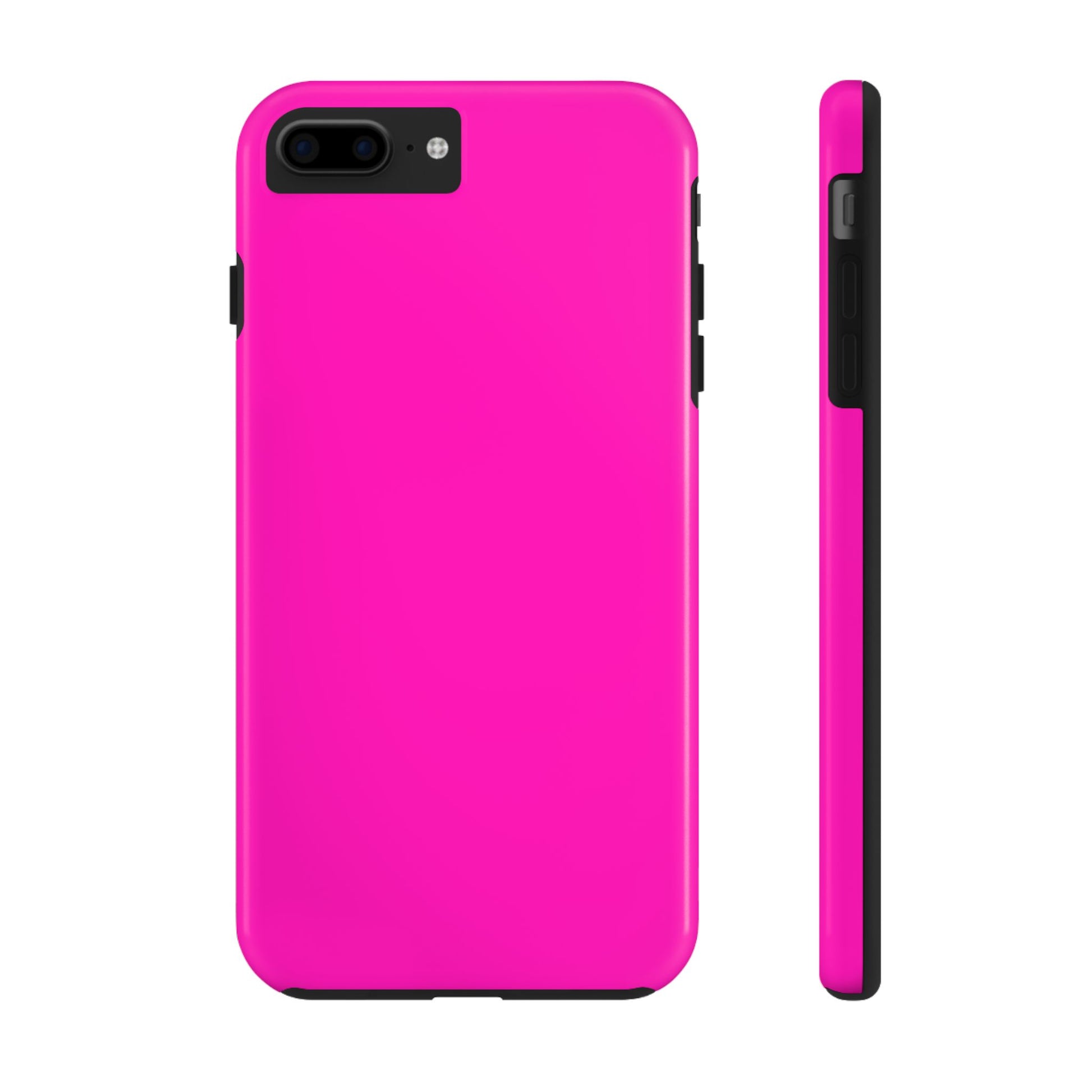 Simple Hot Pink-Tough Phone Cases - MahaCase