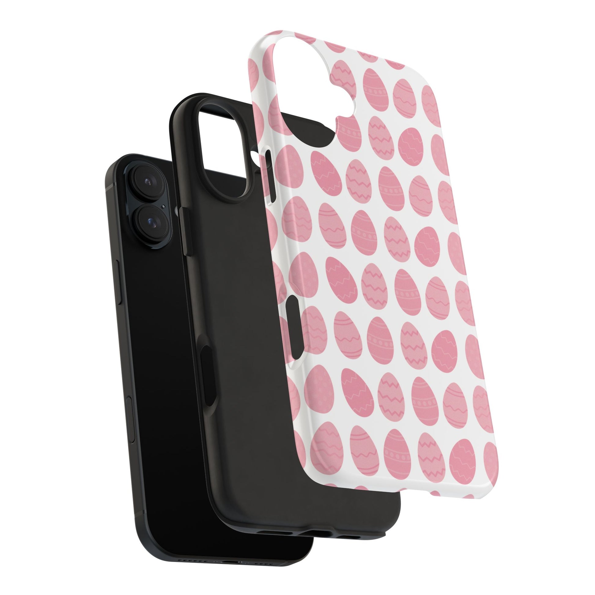Pink Easter Egg Tough Phone Cases - Durable Protection for Spring Celebrations iPhone Samsung Galaxy - MahaCase
